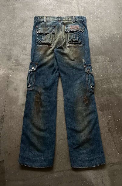 Dolce & Gabbana Dolce & Gabbana Mud-Dyed Cargo “Bomb” Pants Size US 42 / EU 58 - 2 Thumbnail