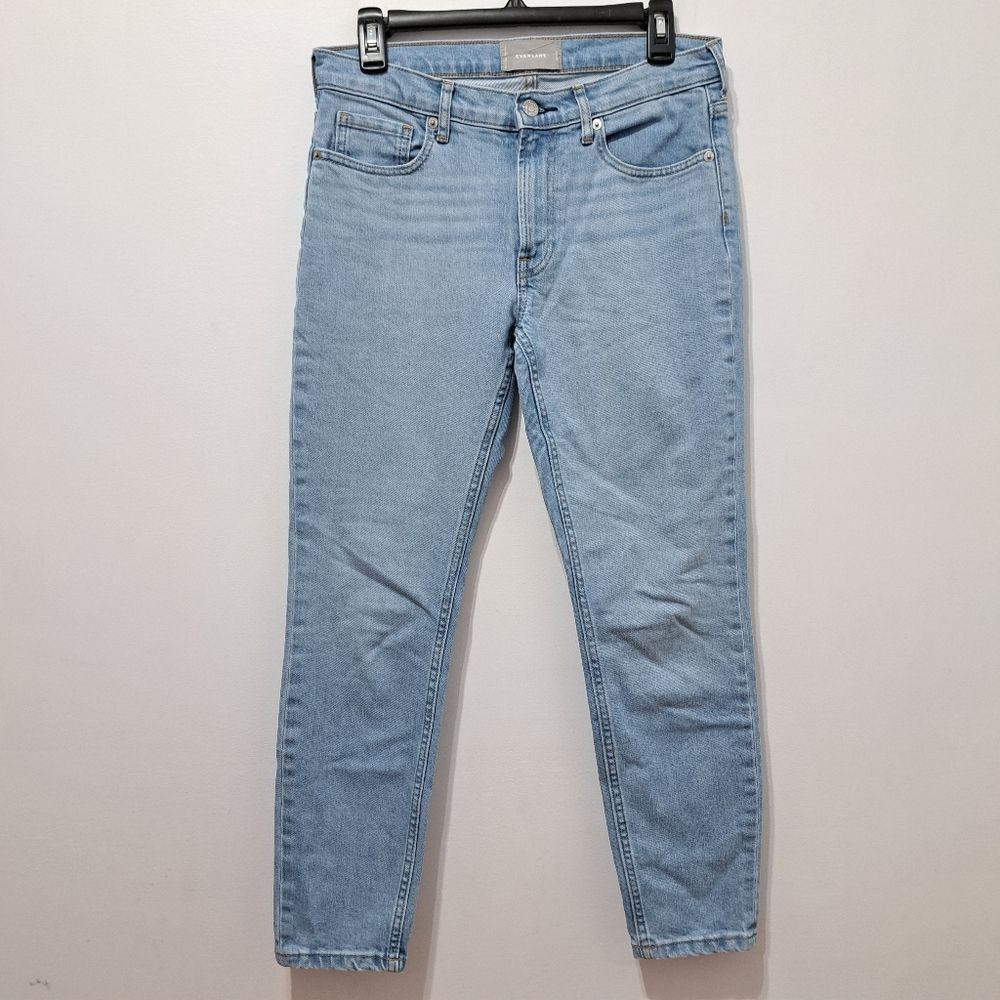 Everlane Everlane Womens Ankle Straight Jeans Cotton Blend Size 28 Li Size 28" / US 6 / IT 42 - 7 Thumbnail