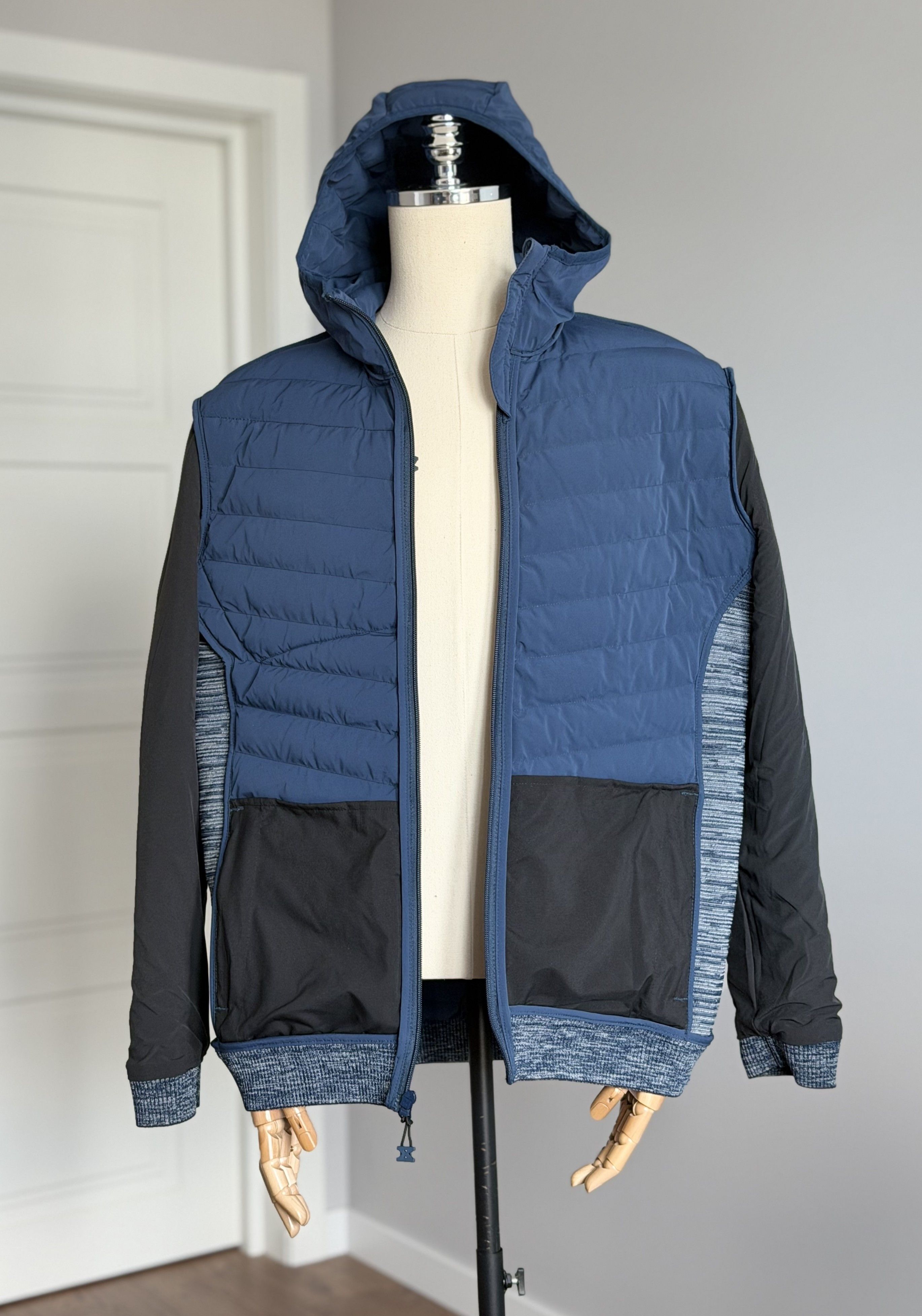 Stewart & Strauss ENGELBERT STRAUSS MOTION HYBRID Work Hooded Knitted Jacket Size US L / EU 52-54 / 3 - 12 Thumbnail