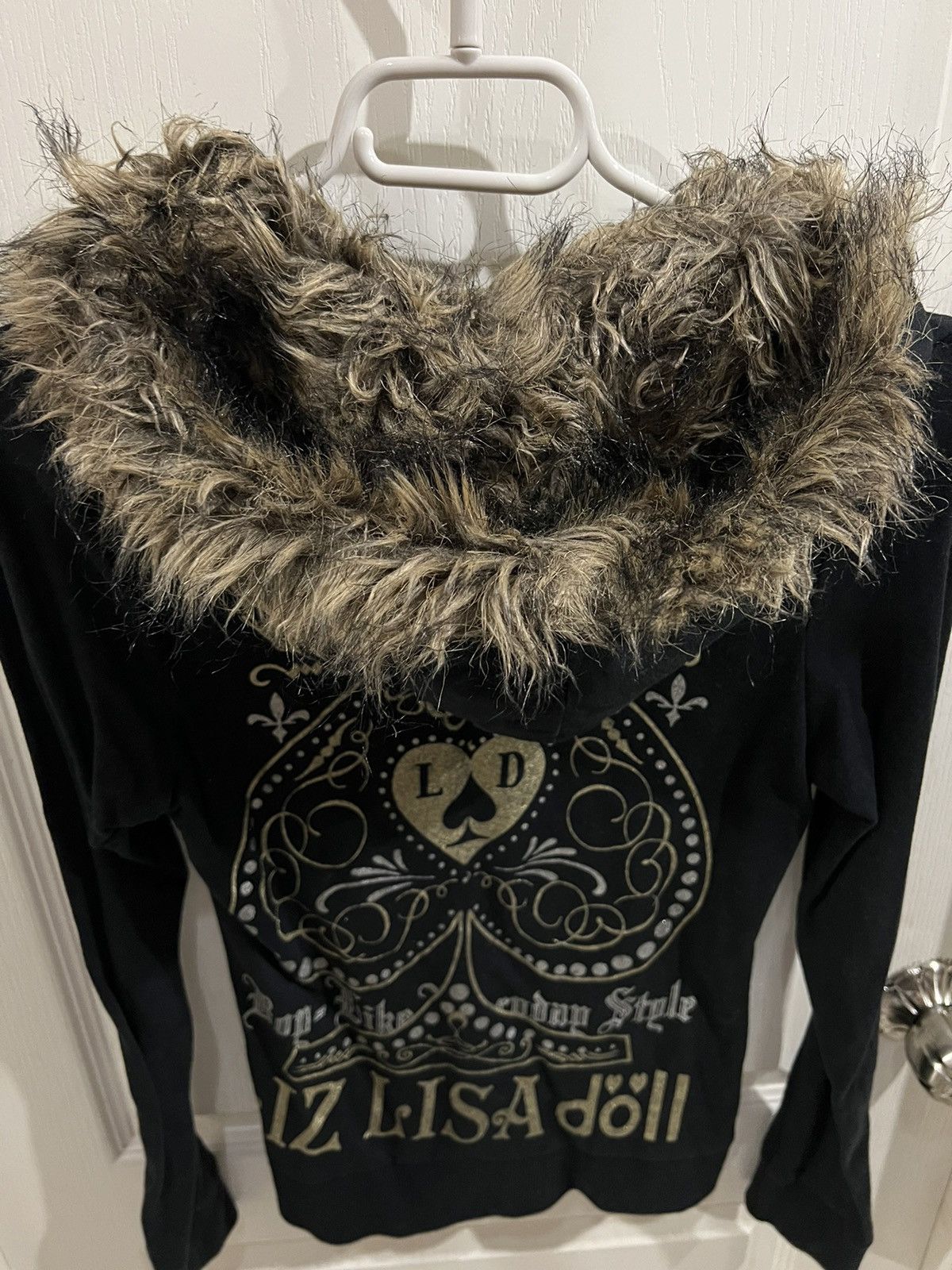 Japanese Brand 💗Liz Lisa doll fur hoodie zip up 🎀 Size XS / US 0-2 / IT 36-38 - 6 Thumbnail
