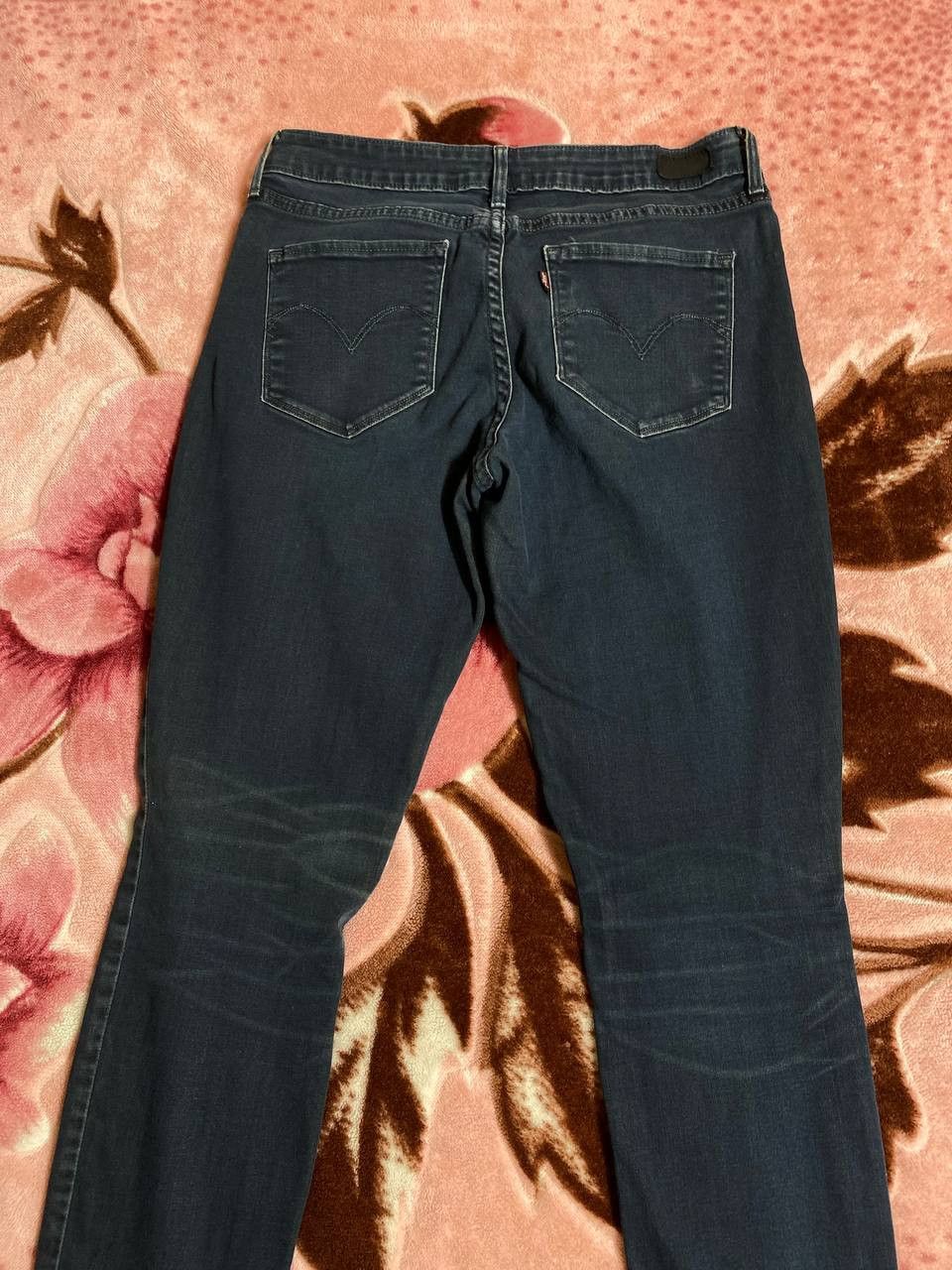 Levi's Vintage LEVI'S DEEP DENIM JEANS STRAIGHT SLIM STRETCH Size US 31 - 18 Thumbnail