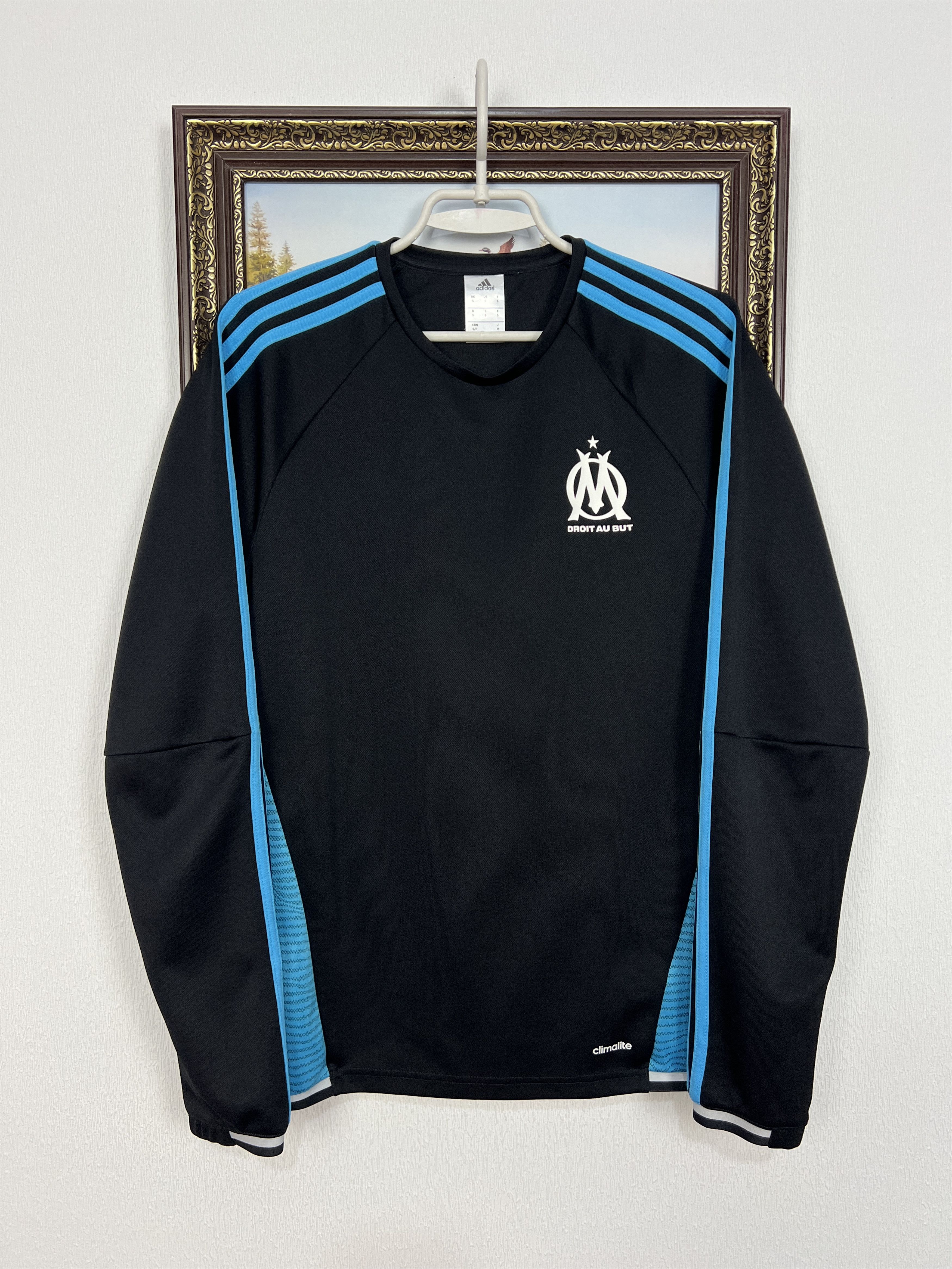 Adidas Adidas Marseille Football Sweatshirt Soccer Train Track Top Size US S / EU 44-46 / 1 - 1 Thumbnail