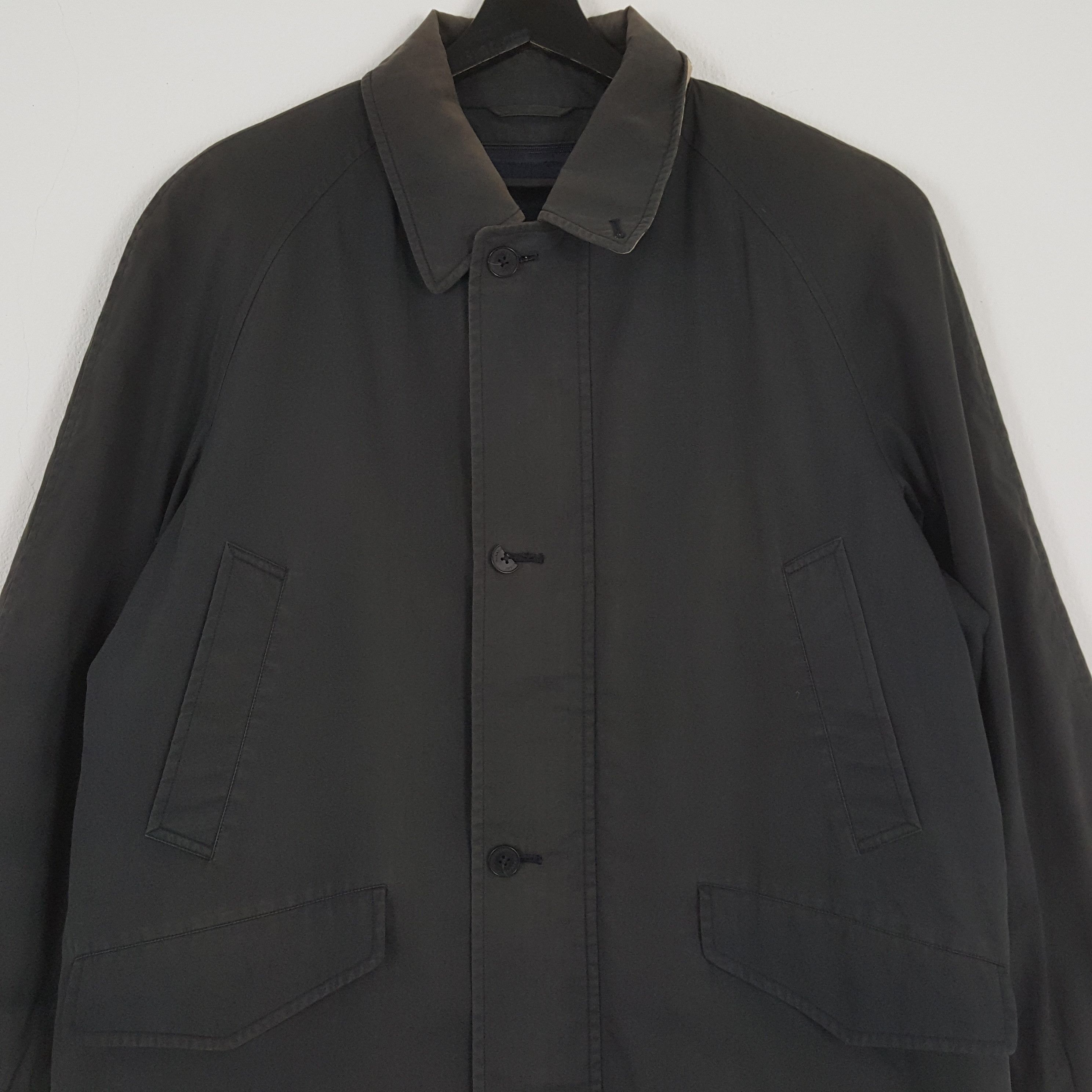 Burberry × Vintage BURBERRY LONDON Fashion Brand Style Custom Art Jacket Size US L / EU 52-54 / 3 - 4 Thumbnail