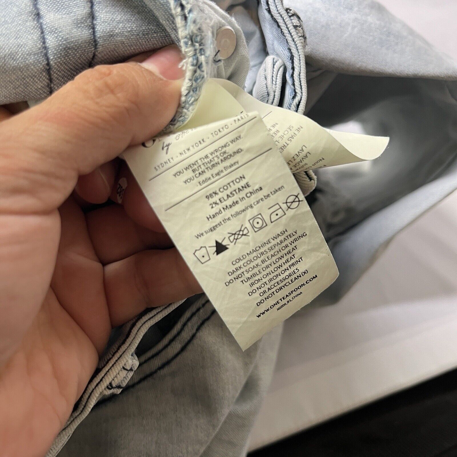One Teaspoon One by One Teaspoon Valiant Dixies High Waist J Size 27" / US 4 / IT 40 - 5 Thumbnail