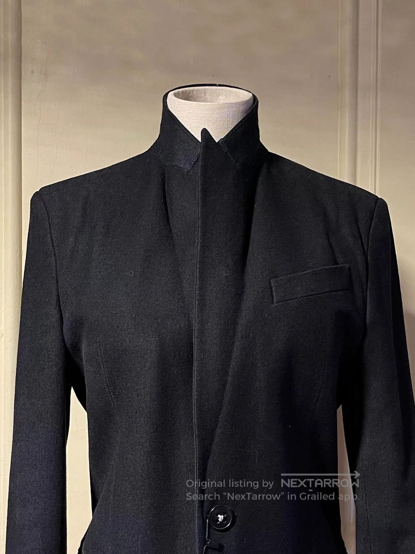 Ann Demeulemeester Ann Demeulemeester Pure Wool Peak Lapel Blazer. Size US S / EU 44-46 / 1 - 4 Thumbnail