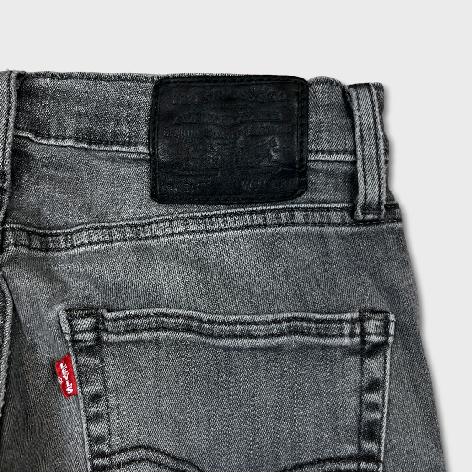 Levi's × Vintage Levi's 511 Jeans 31x30 Premium Slim Fit Faded Denim Pants Size US 31 - 6 Thumbnail