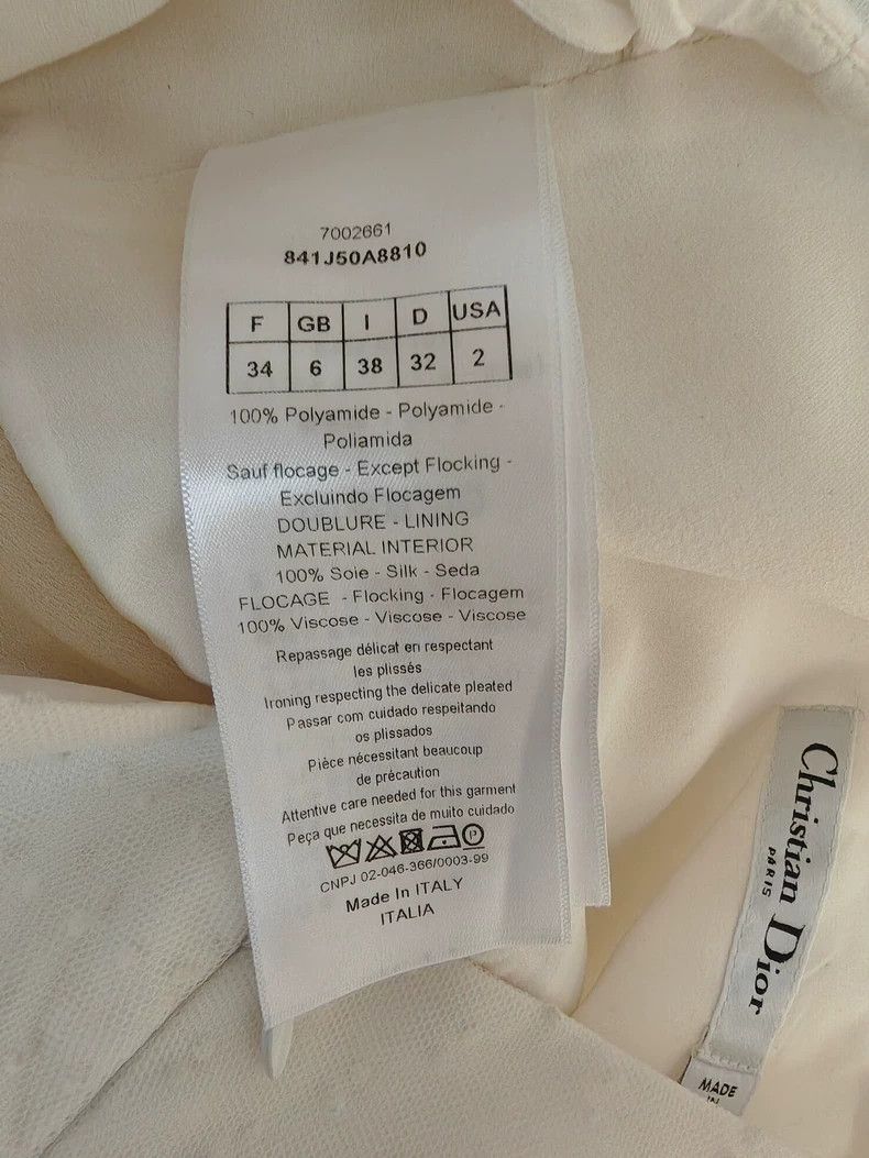 Dior DiorClassic polka dot mesh skirt 2503-Nextarrow Size 42" / US 20 - 4 Thumbnail