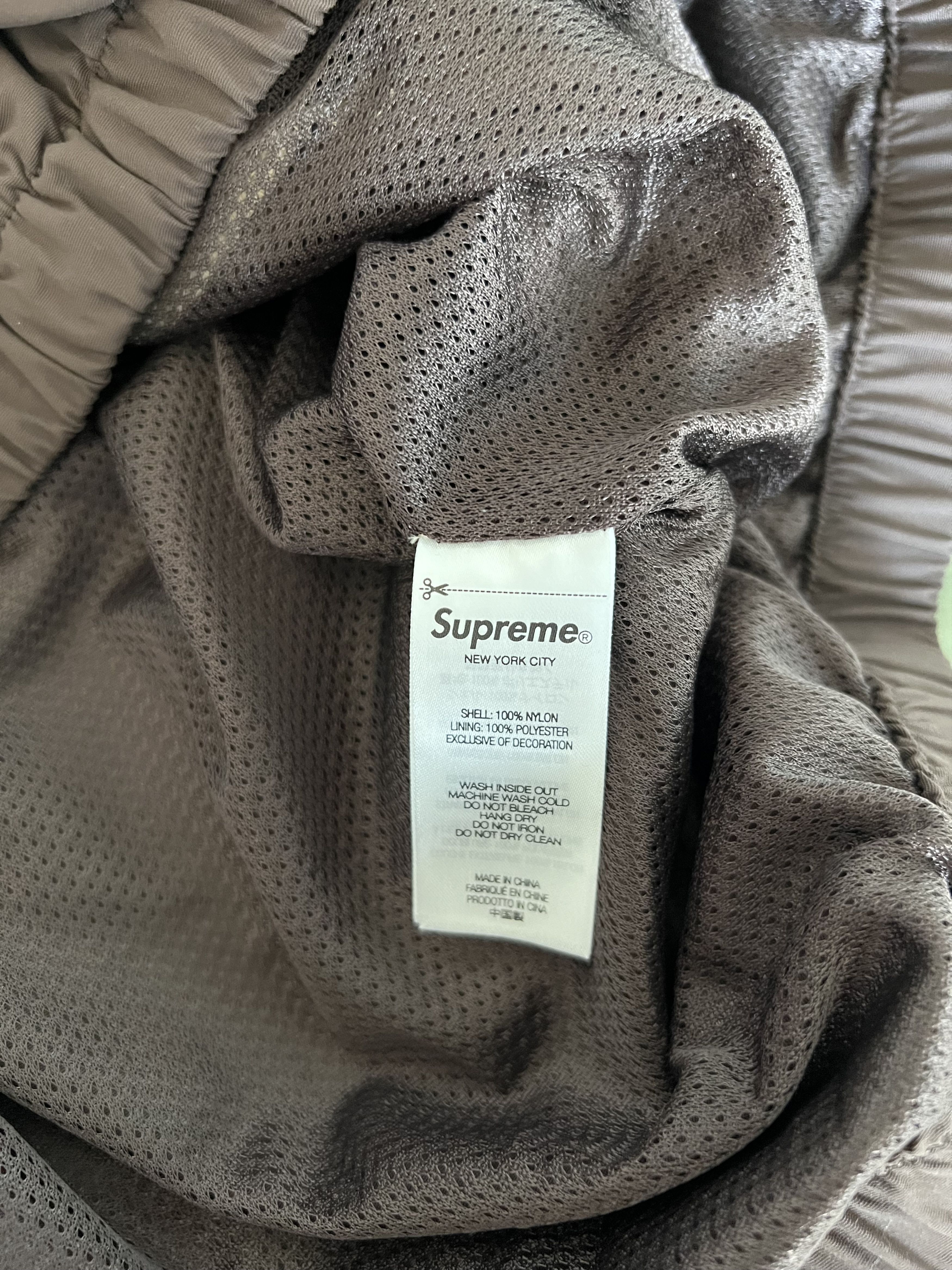 Supreme Supreme Curve Track Jacket in Brown | Grailed