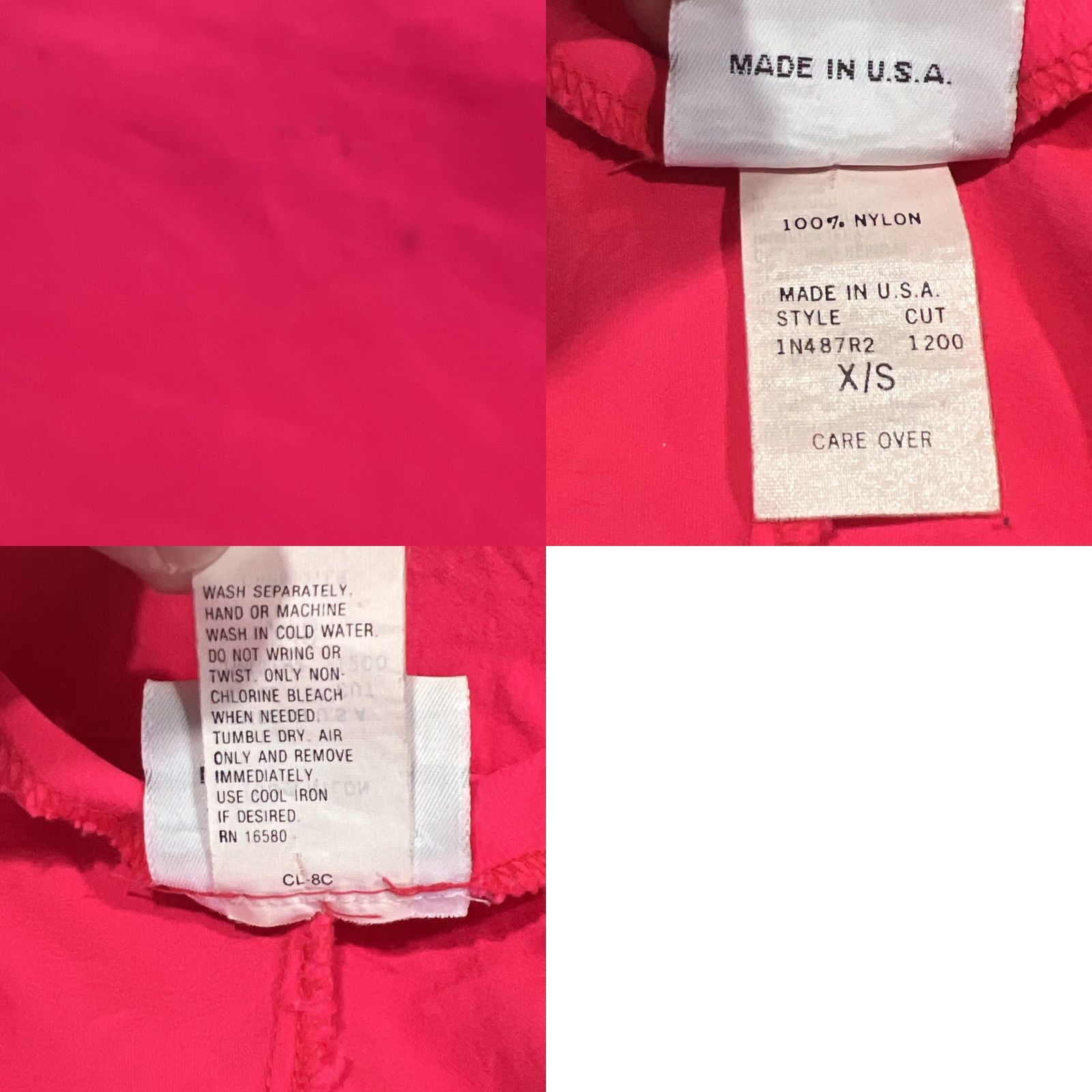 Catalina VINTAGE Sporting Life By Catalina Windbreaker XS Men Pink Purple Black Zip USA Adults XS Sportswear/Beach 1980s Size US XS / EU 42 / 0 - 9 Thumbnail