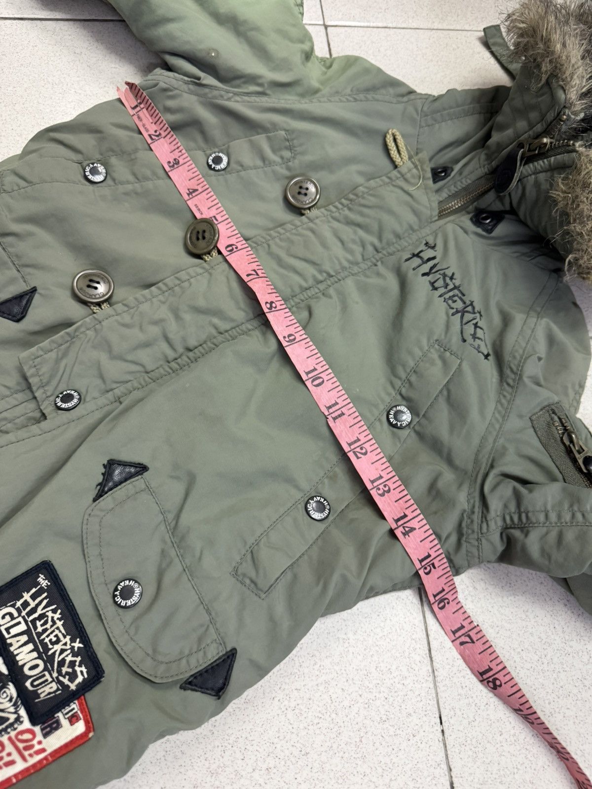 Vintage HYSTERIC GLAMOUR BOMBER JACKET KIDS 95 / 3 YEARS OLD Size US XXS / EU 40 - 6 Thumbnail