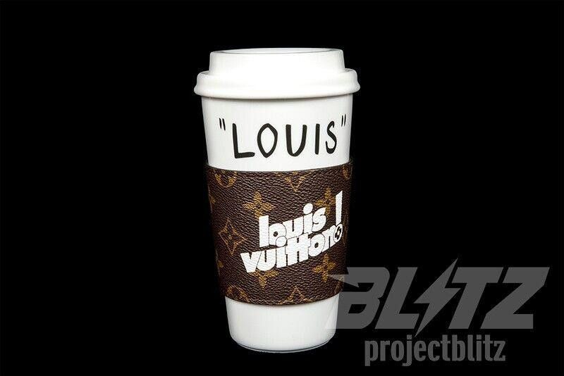 LOUIS VUITTON MONOGRAM COFFEE CUP BROWN