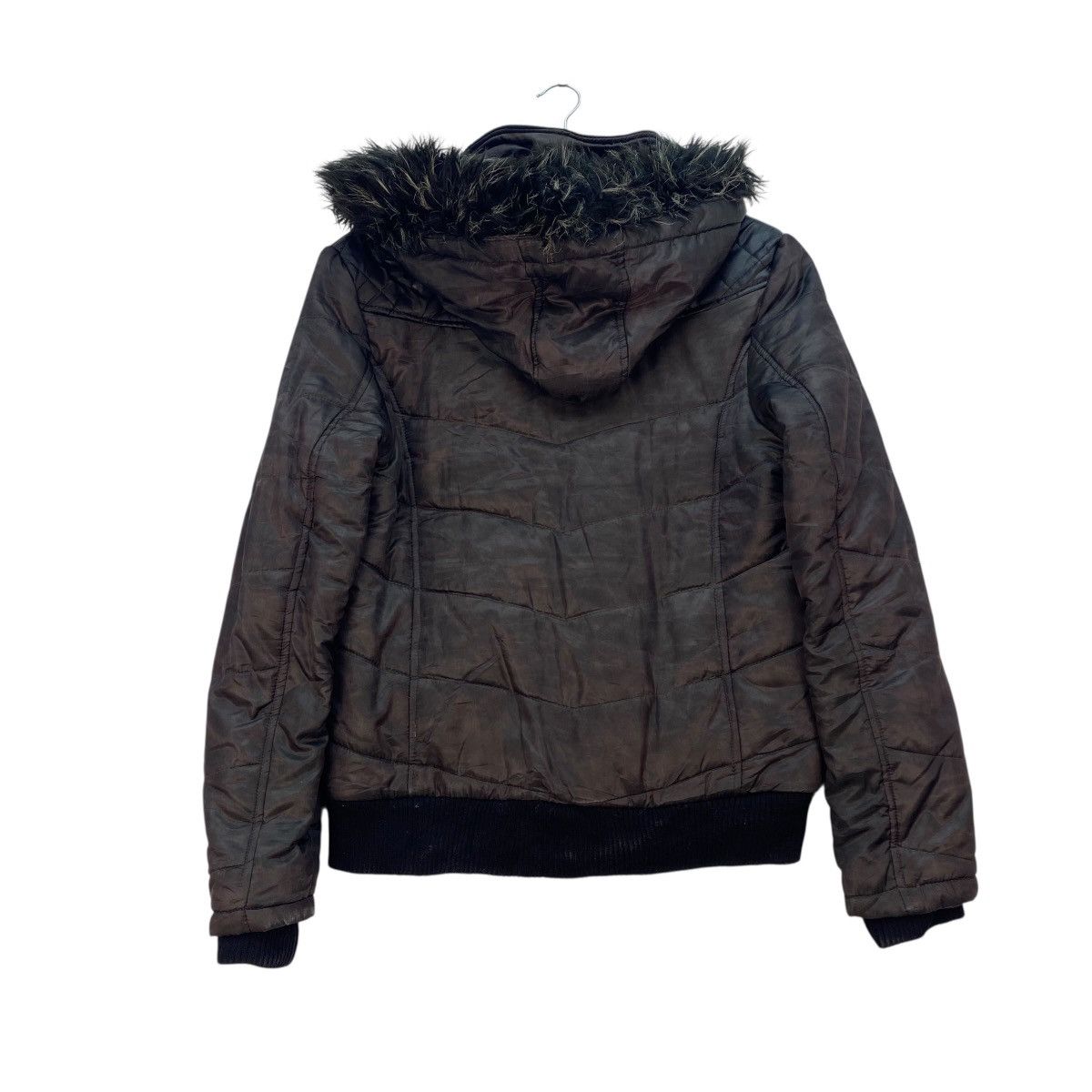In The Attic 💥In the Attic Quilted Puffer Down Jacket Faux Fur Hood Size US M / EU 48-50 / 2 - 3 Thumbnail