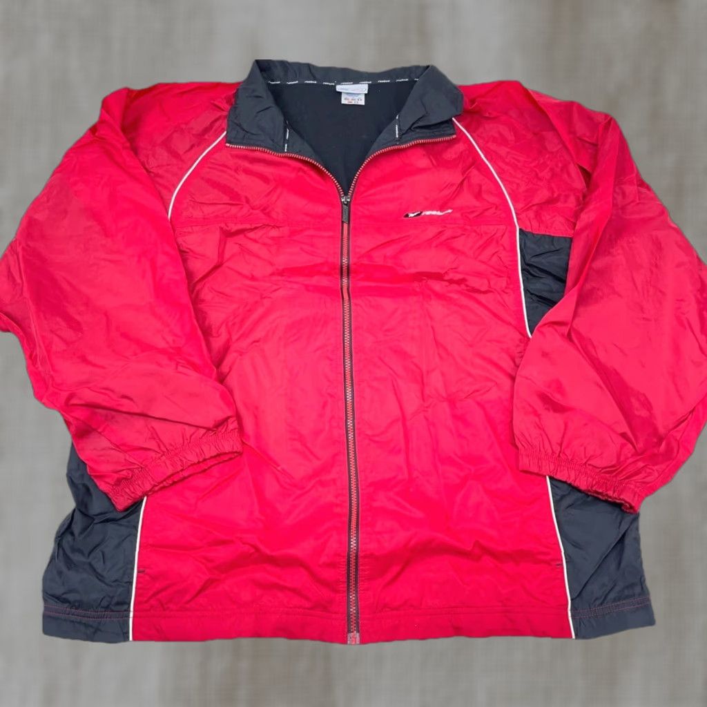 Reebok VINTAGE Reebok Jacket Men 2XL Windbreaker Casual Outdoors Fall Spring Summer Winter Red Black Logo 80s 90s Size US XXL / EU 58 / 5 - 1 Thumbnail