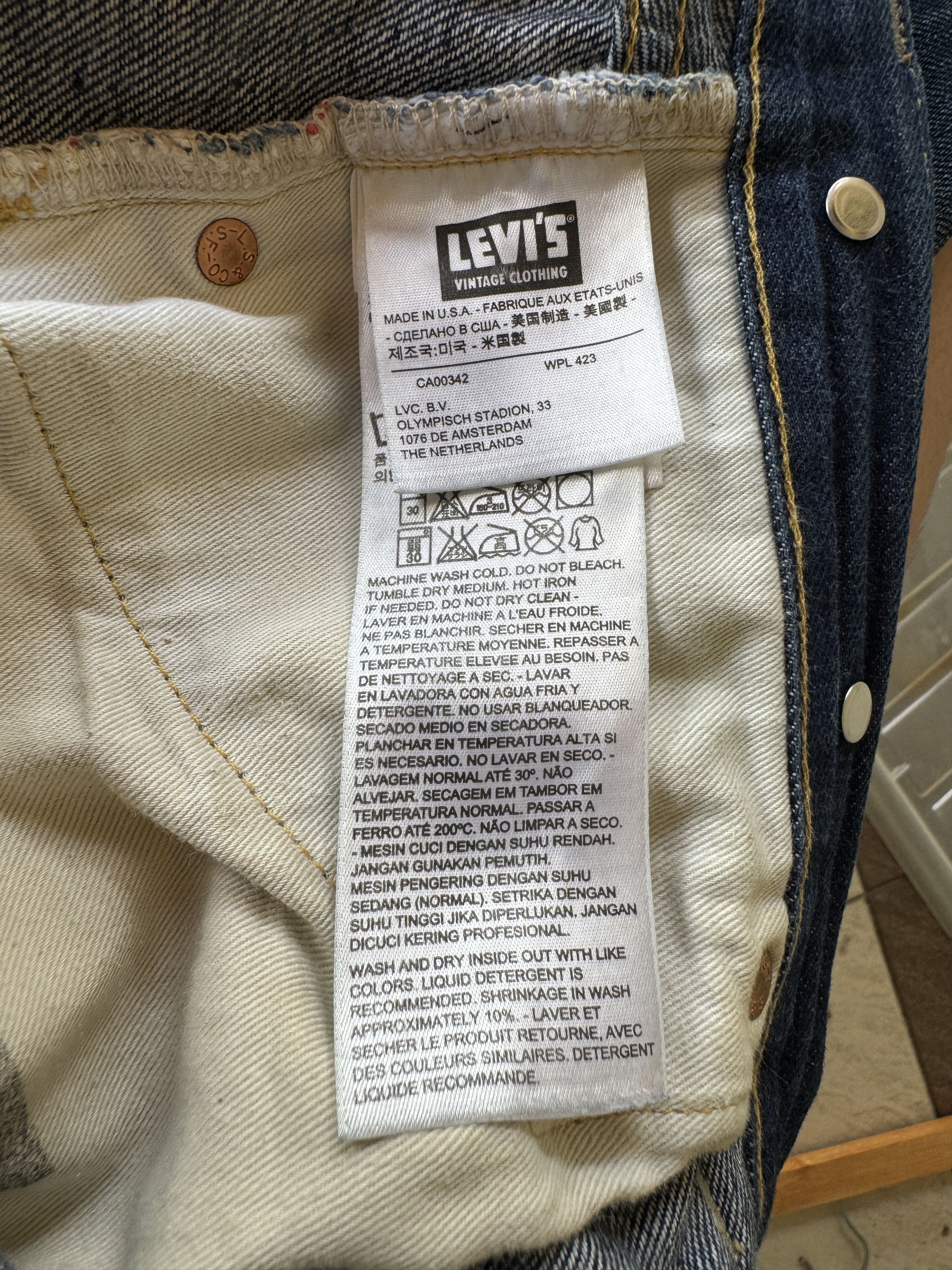 Levi's LEVIS BIG E LOT 501XX SELVEDGE JEANS Size US 32 / EU 48 - 11 Thumbnail