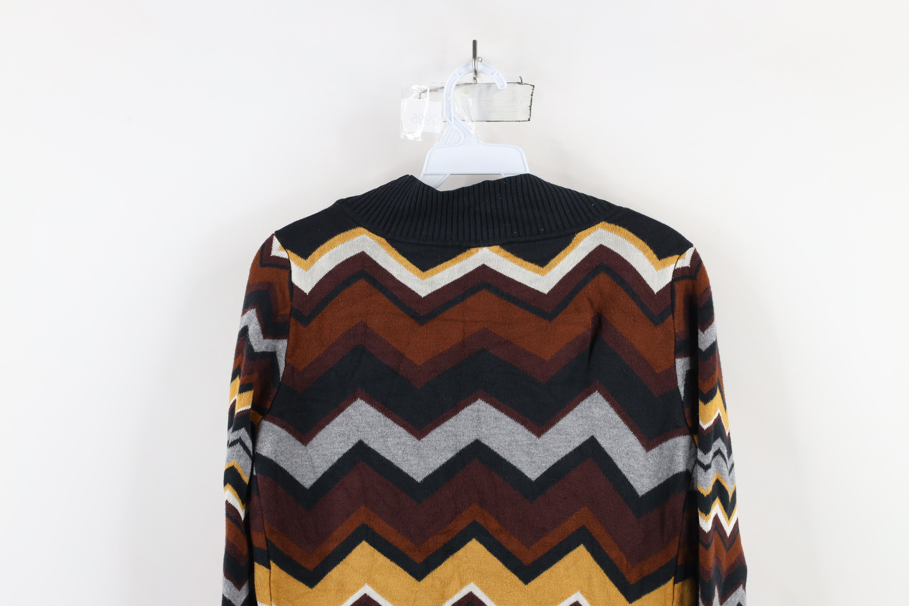 Missoni × Vintage Missoni For Target Zig Zag Knit Open Front Cardigan Sweater Size S / US 4 / IT 40 - 10 Thumbnail