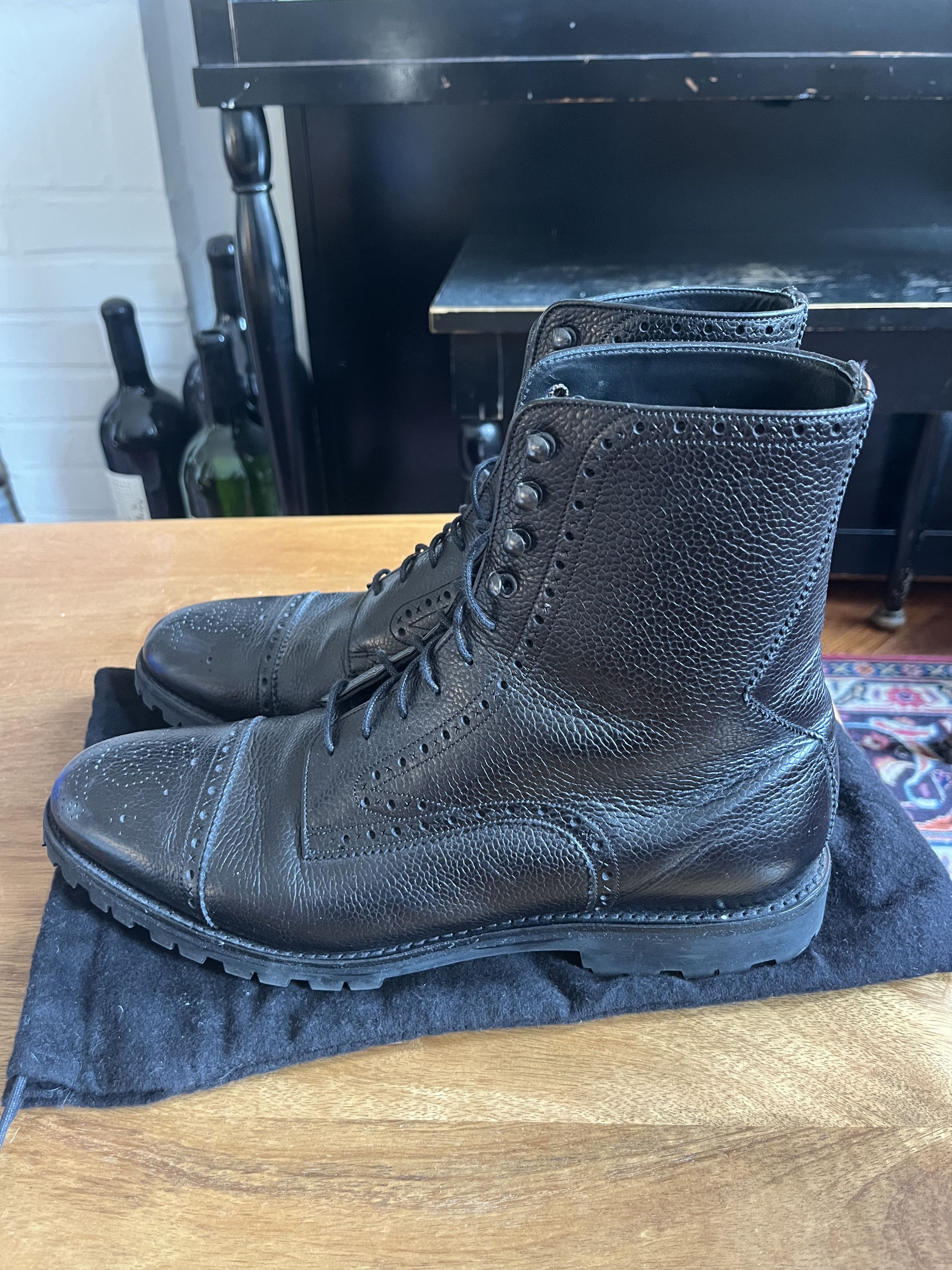 Barker Black Boulderson Boot
