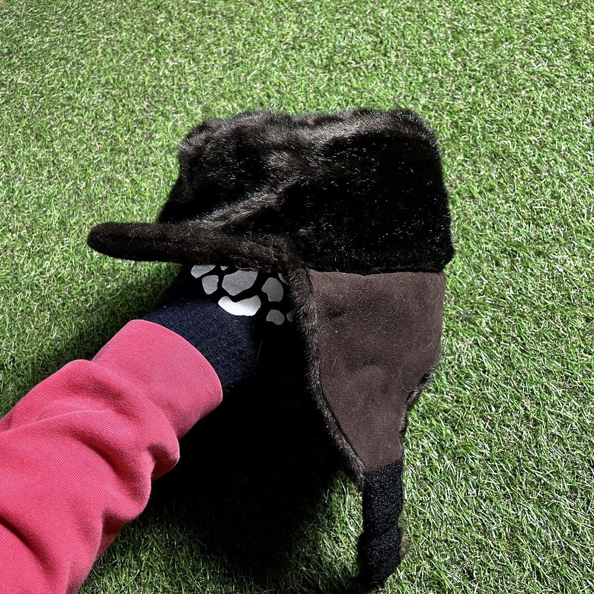 Vintage Vintage Y2K Fuzzy Mohair Beanie Alt Goth Black Distressed OS Size ONE SIZE - 1 Thumbnail