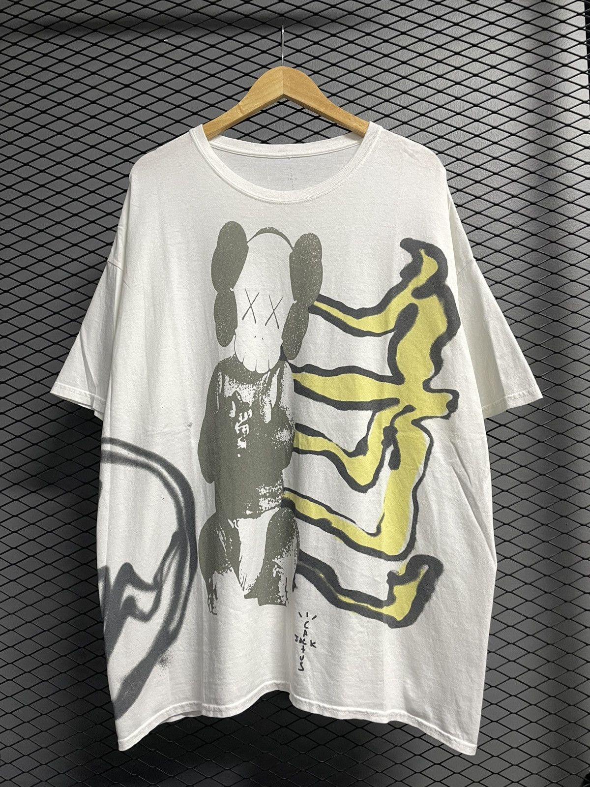 Cactus Jack by Travis Scott x KAWS For Fragment T-Shirt.