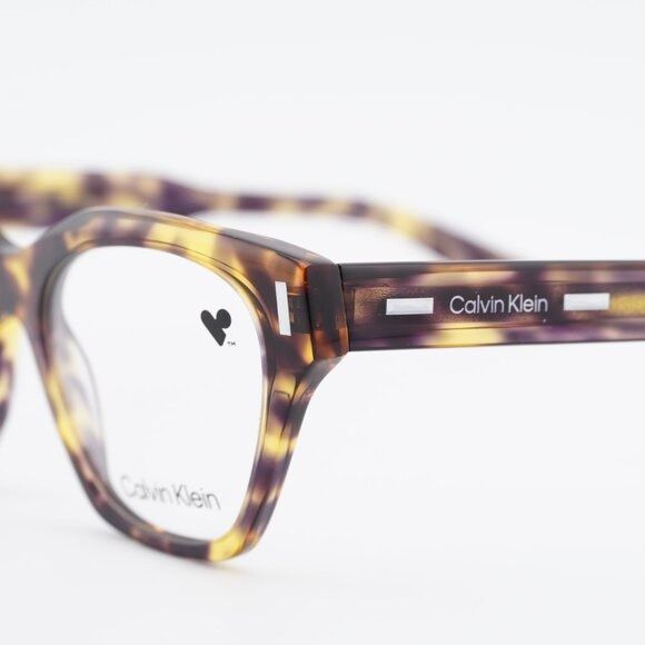 Calvin Klein Calvin Klein CK23518 528 Eyeglasses Violet Havana 52mm Size ONE SIZE - 7 Thumbnail