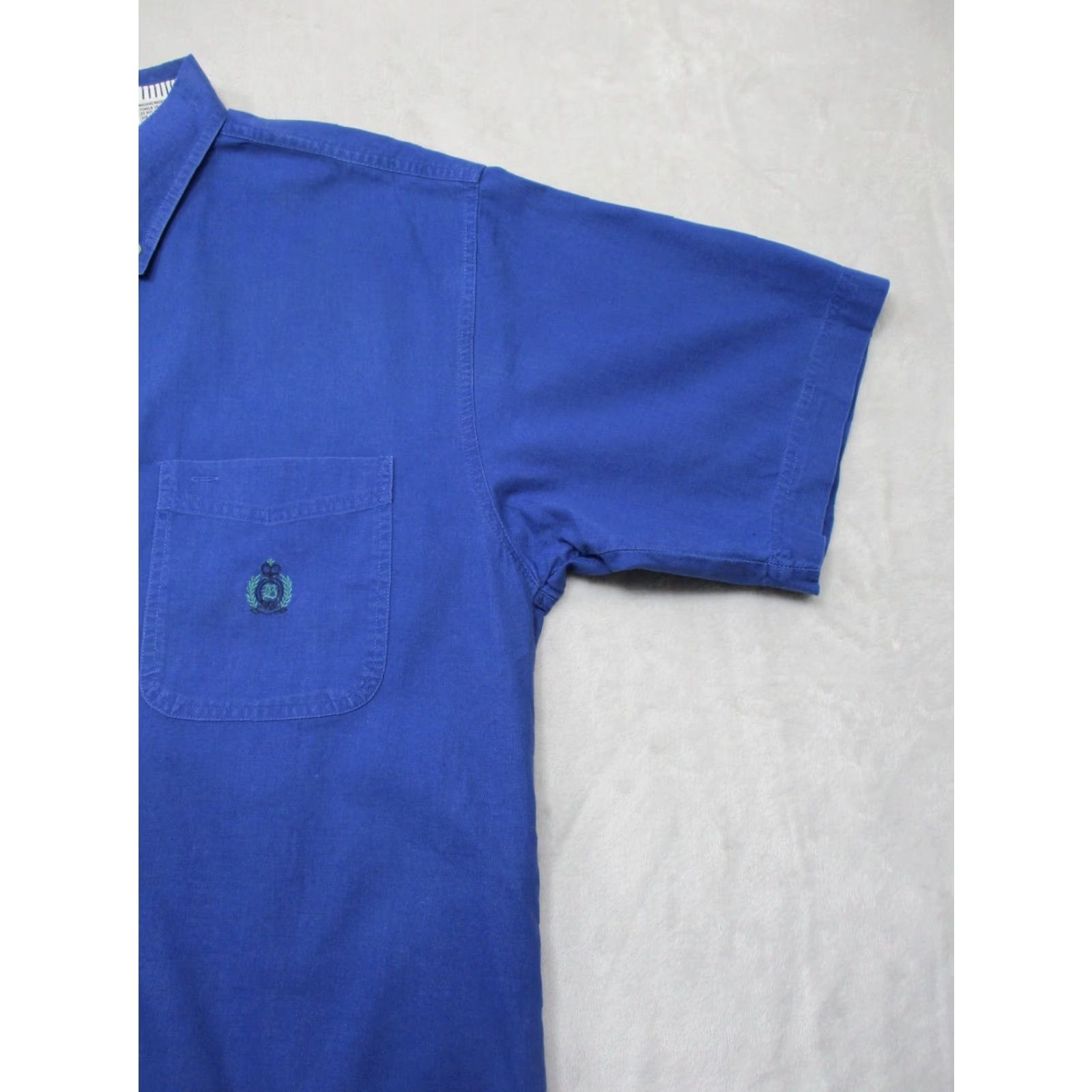 Bugle Boy VINTAGE Bugle Boy Shirt Mens L Large Button Up Oxford Blue Cotton EUC Size US L / EU 52-54 / 3 - 5 Thumbnail