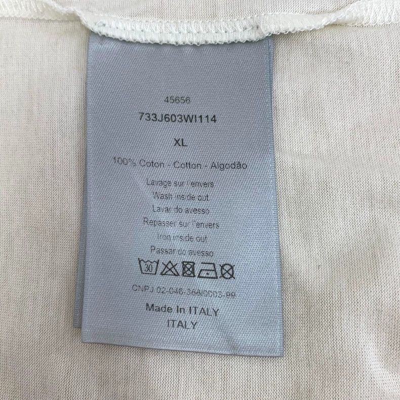 Dior Dior Beige portrait letter embroidery cotton round-neck sh Size US XL / EU 56 / 4 - 7 Thumbnail