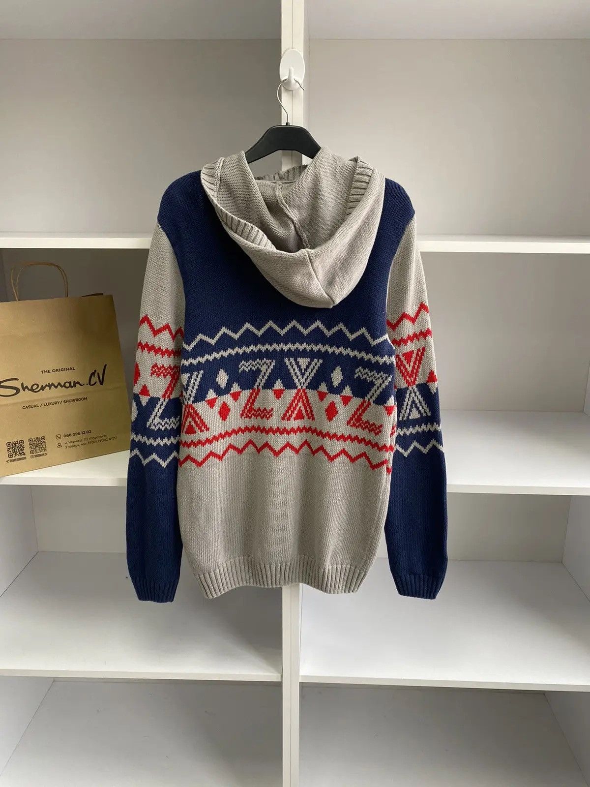 Adidas × Vintage Vintage Adidas Originals Knitted Zip Hoodie Size US L / EU 52-54 / 3 - 8 Thumbnail