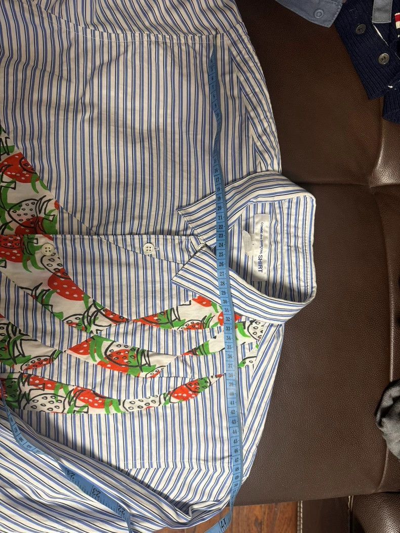 Comme des Garcons cdg 23ss strawberry patchwork shirt 2505-Nextarrow Size US L / EU 52-54 / 3 - 2 Thumbnail