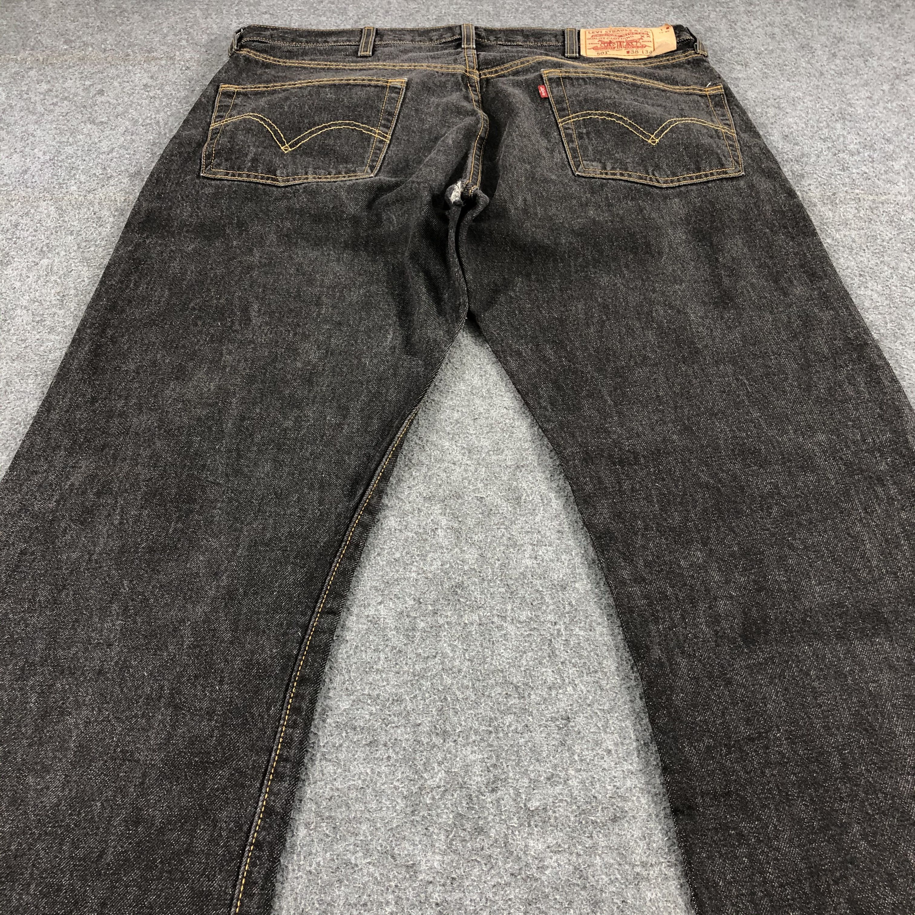 Levi's Vintage 90s Levis 501 Jeans-JM1658 Size US 38 / EU 54 - 4 Thumbnail