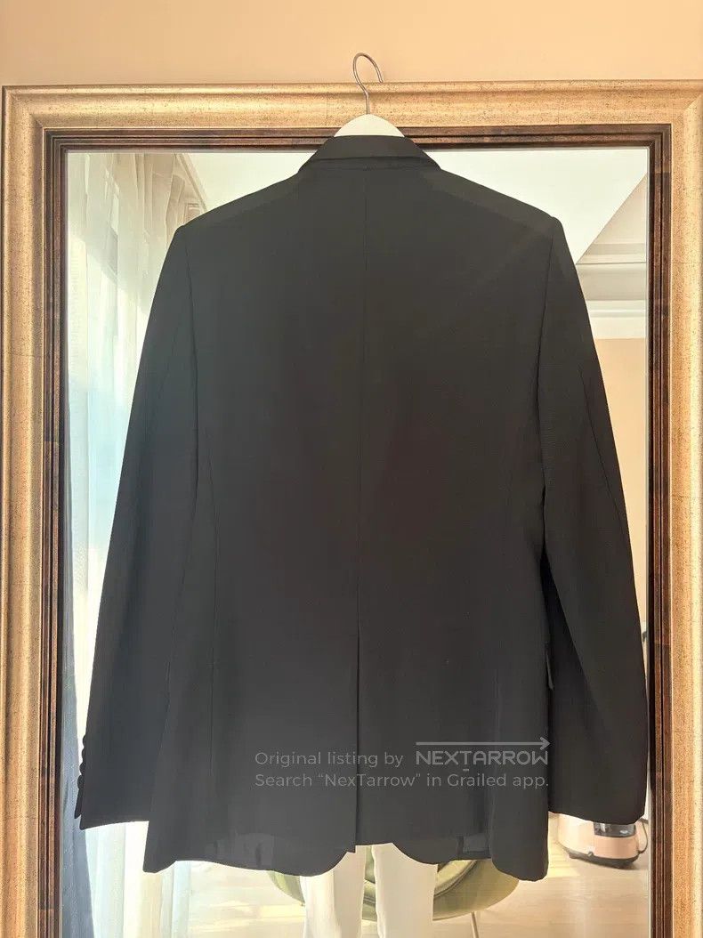 Saint Laurent Paris Saint Laurent Paris Classic Black Smoking Suit Jacket Size US M / EU 48-50 / 2 - 2 Thumbnail