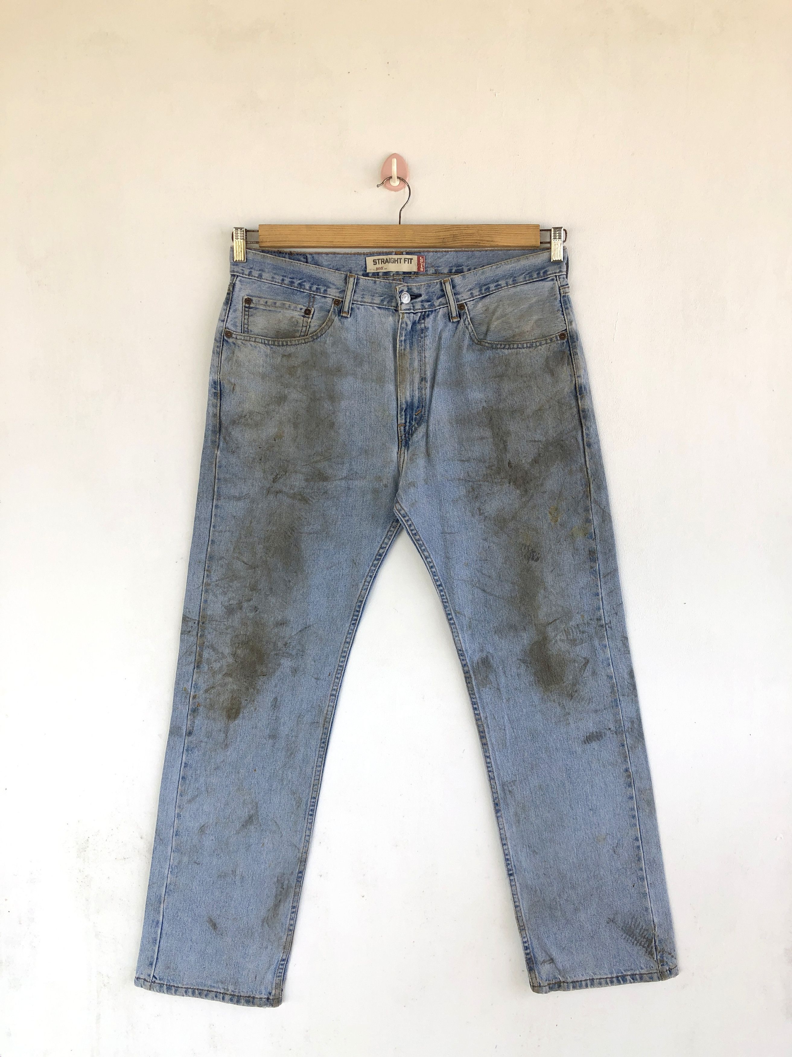Levi's Vintage Levis Light Wash Jeans Levi's 505 Dirty Faded Denim Size US 36 / EU 52 - 1 Thumbnail