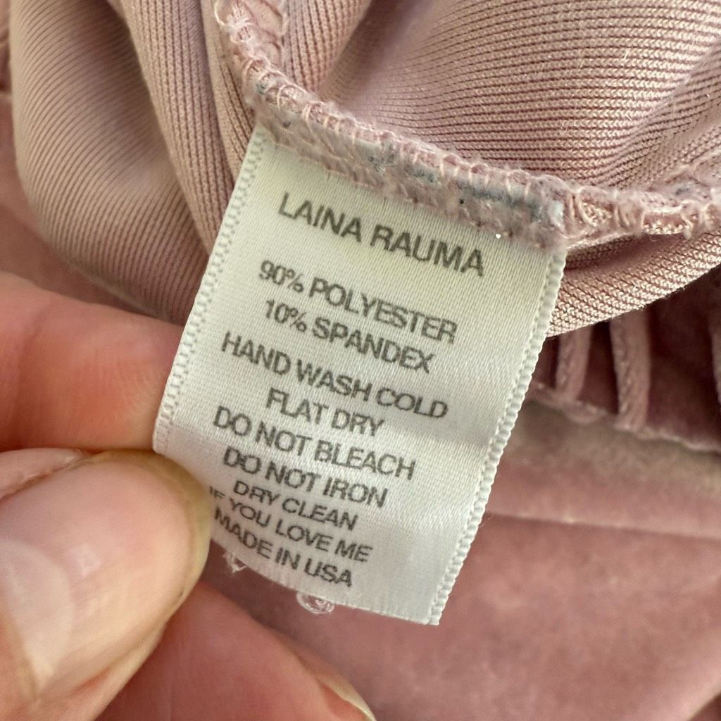Other Laina Rauna Luxe Loungewear Velvet Velour Pink Jogger Pants Size 36" / US 14 / IT 50 - 6 Thumbnail