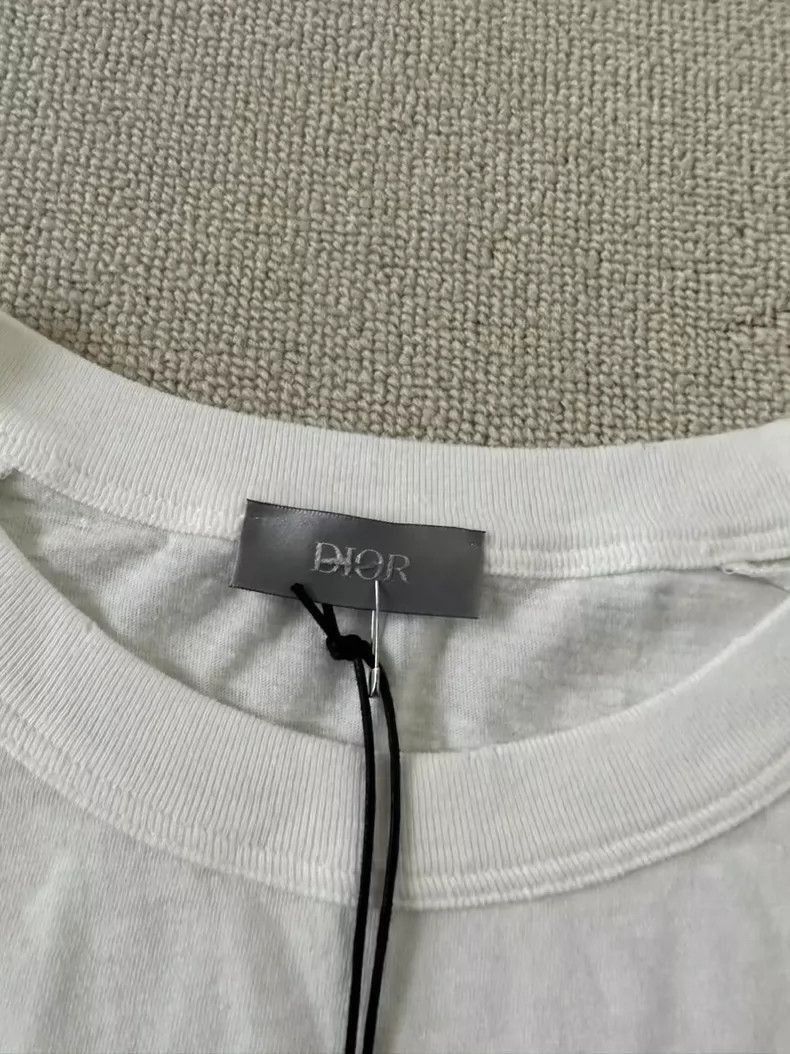 Dior Dior Logo Embroidered Long Sleeve TShirt-2506 Size US XL / EU 56 / 4 - 4 Thumbnail