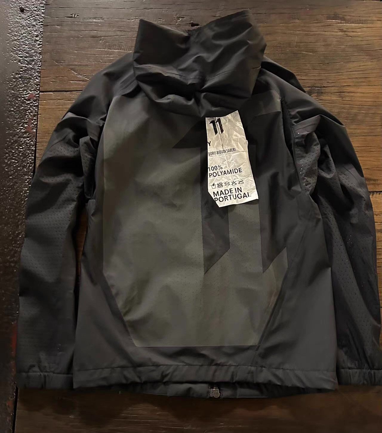 11 By Boris Bidjan Saberi 11byBBS SS17 Black J10 Block Print Jacket。Ｑ25 Size US XS / EU 42 / 0 - 3 Thumbnail
