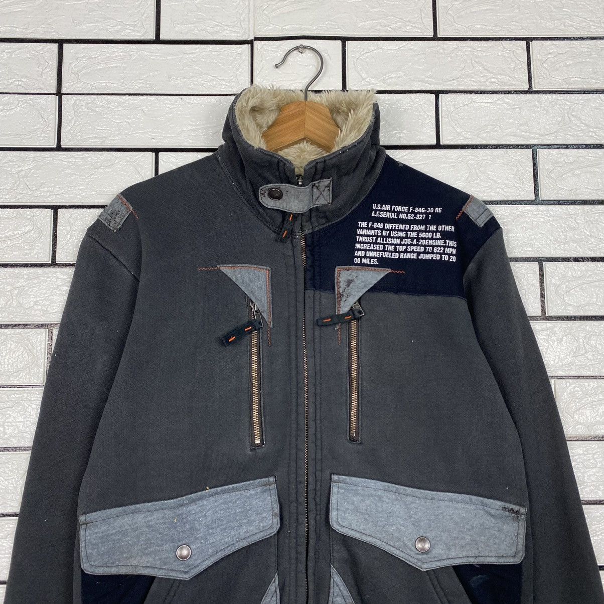 Avirex 🔥VINTAGE FLY ZIPPER BOMBER JACKET MILITARY AVIREX Size US M / EU 48-50 / 2 - 3 Thumbnail