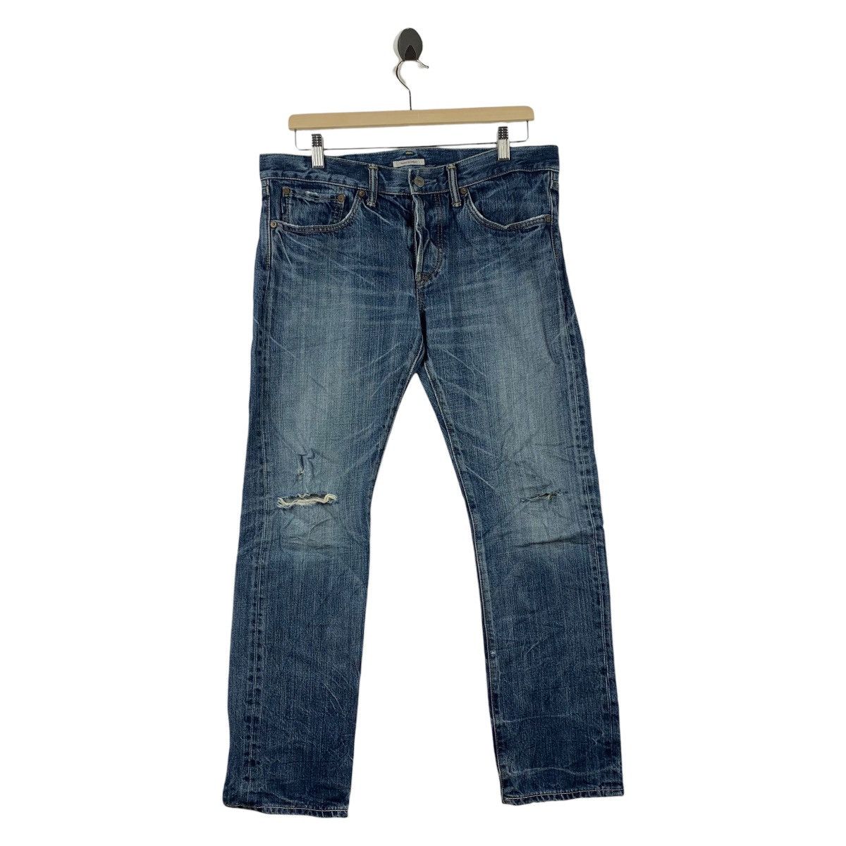 Vintage ETERNAL distressed blue jeans