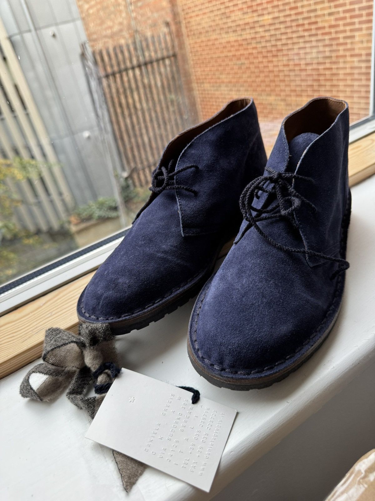 Daniela Gregis Daniela Gregis SS24 Handmade Suede Derby Shoes Size US 10 / IT 40 - 4 Thumbnail