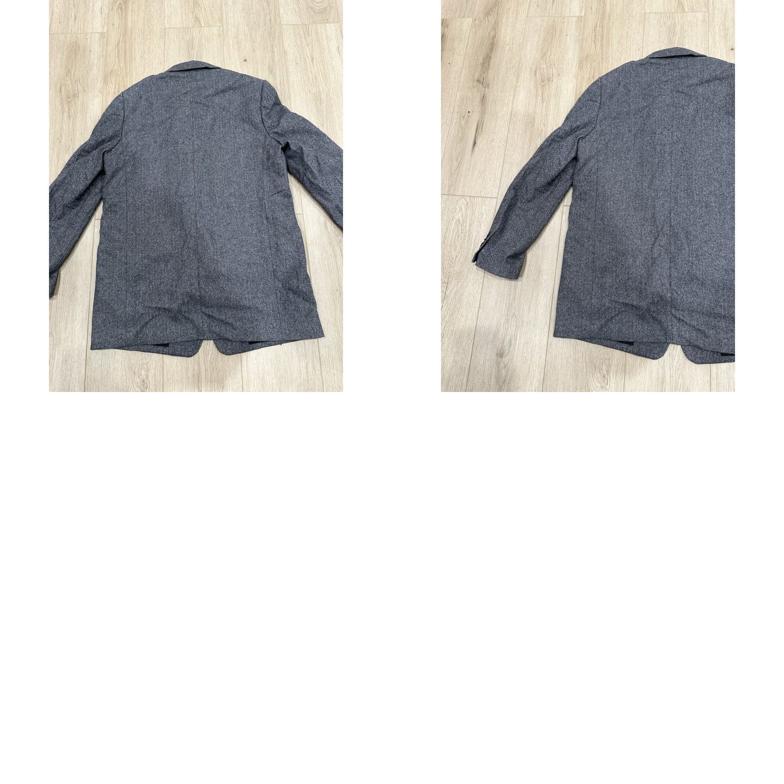 Everlane NWT Everlane Gray Herringbone The Oversized Single Breasted Blazer Wool Size 10 Women Jacket Blazer Size L / US 10 / IT 46 - 10 Thumbnail