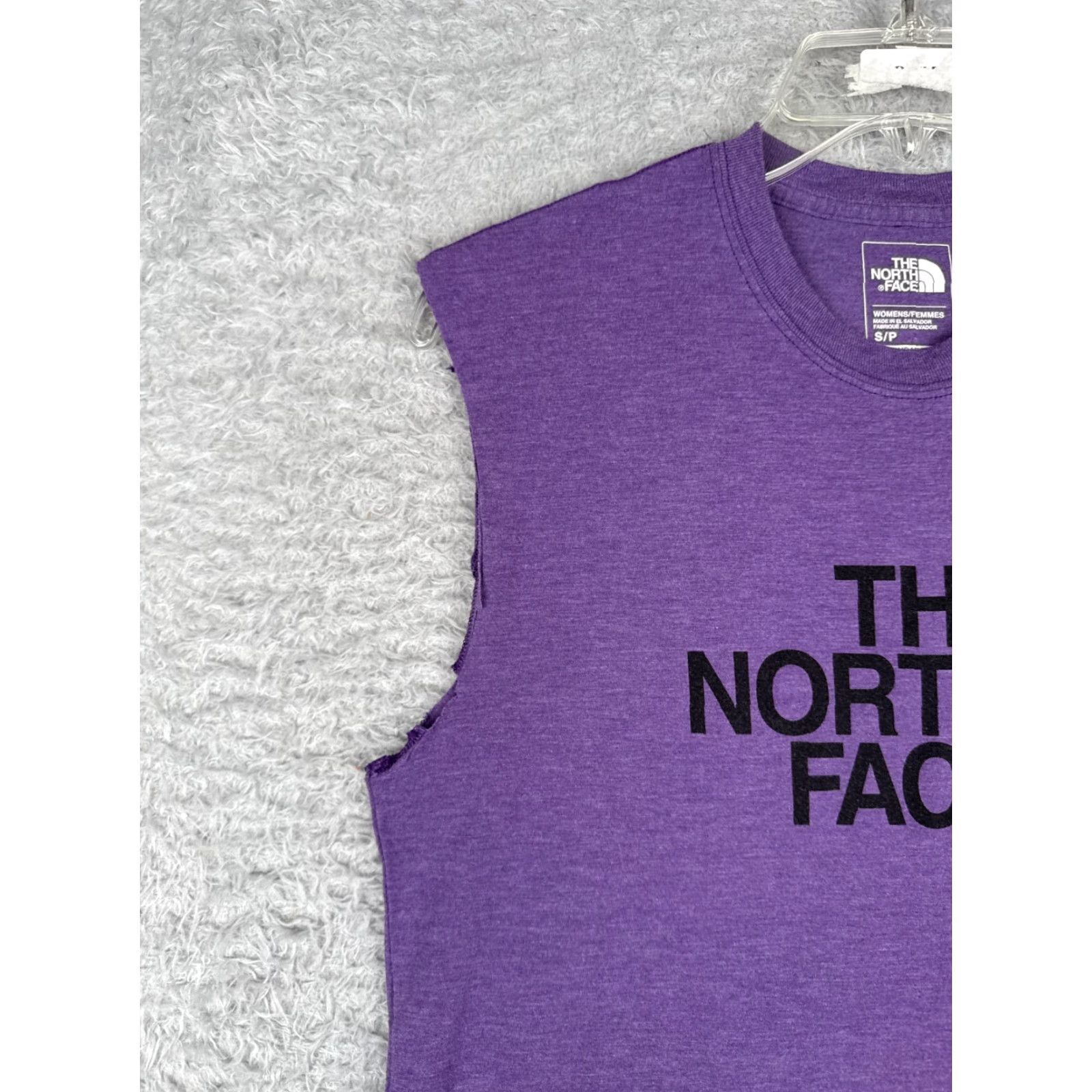 The North Face The North Face Women’s Tank Top Small Purple Cotton Crew Neck Casual Outdoor Size S / US 4 / IT 40 - 3 Thumbnail