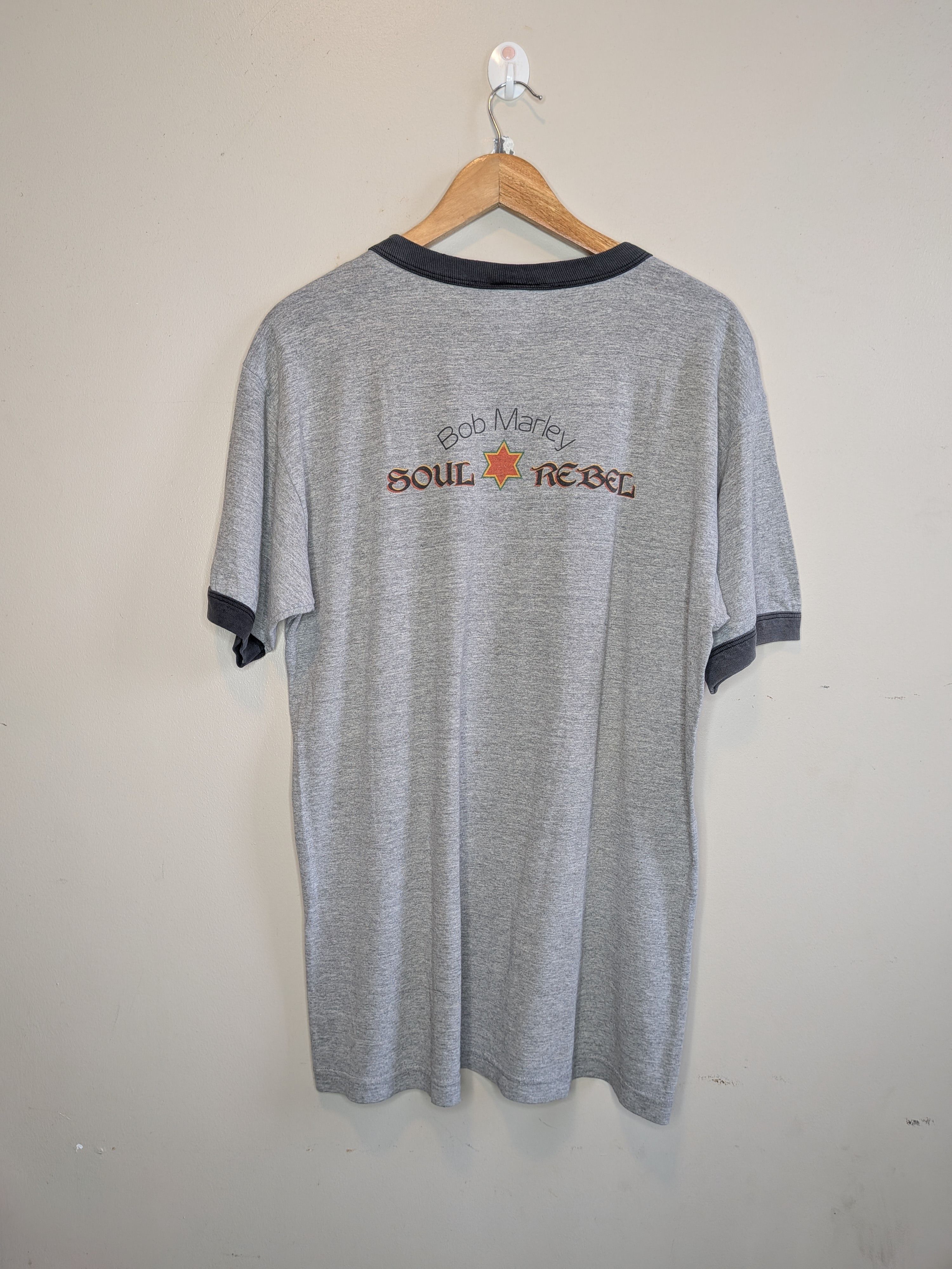 Vintage Bob Marley Ringer Tee Size US L / EU 52-54 / 3 - 5 Thumbnail