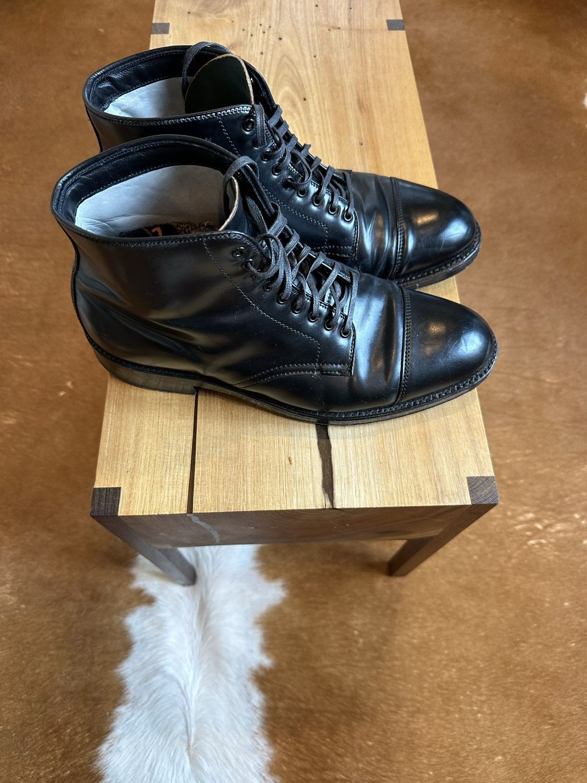 Alden Alden 4065 Cap Toe Boot in Black Shell Cordovan - 8.5 Size US 8.5 / EU 41-42 - 4 Thumbnail