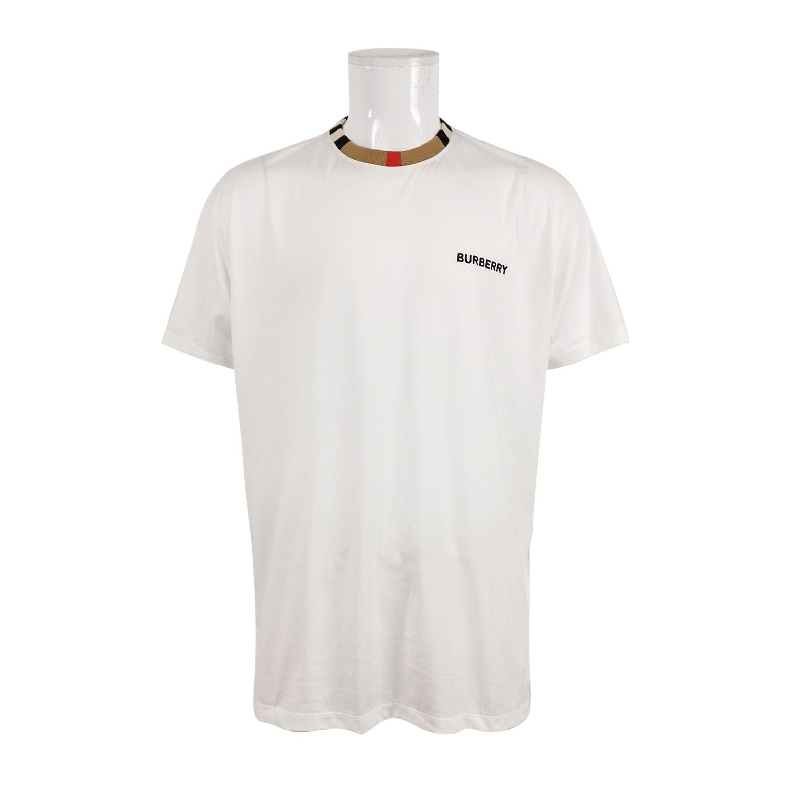 Burberry Burberry Check Trim Logo T-Shirt Size L Size US L / EU 52-54 / 3 - 1 Thumbnail