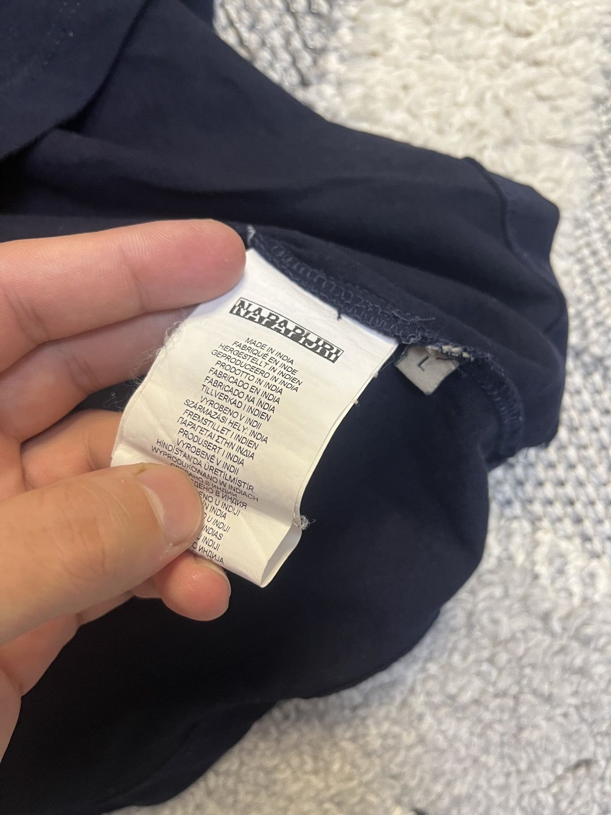 Napapijri × Vintage NAPAPIJRI VINTAGE BIG LOGO T SHIRT Size US L / EU 52-54 / 3 - 3 Thumbnail