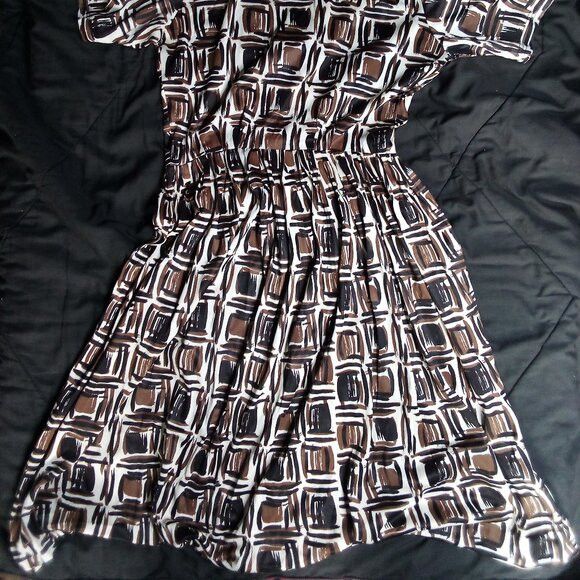 Other Claire Tiffany Traveler Abstract Pattern Dress Midi Size M / US 6-8 / IT 42-44 - 6 Thumbnail