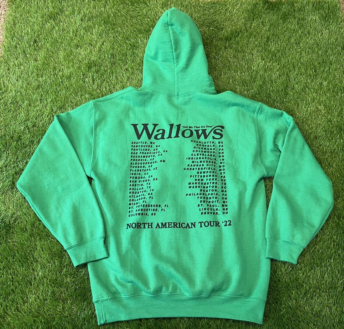 Band Tees Wallows - Hoodie Green Band North American Tour 2022 Memory Size US M / EU 48-50 / 2 - 5 Thumbnail