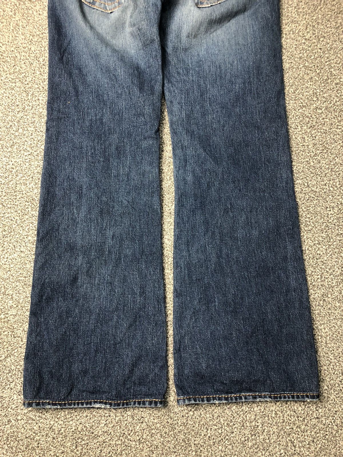 Japanese Brand × True Religion × Vintage Vintage Faded Blue True Religion Ella Rainbow Flare Jeans Size 30" / US 8 / IT 44 - 7 Thumbnail