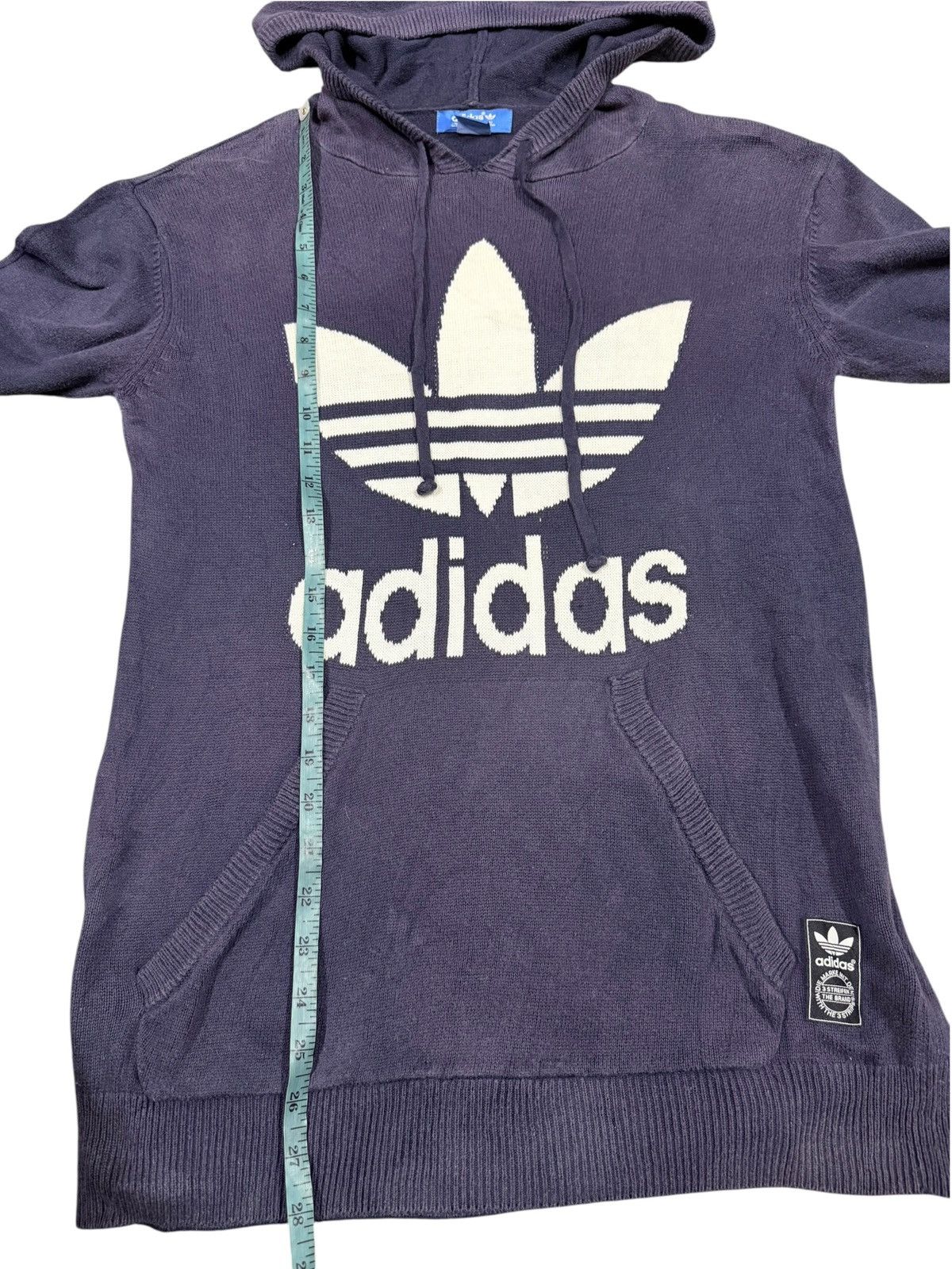 Adidas Adidas Trefoil Big Logo Knitweat Pullover Hoodies Size US S / EU 44-46 / 1 - 7 Thumbnail