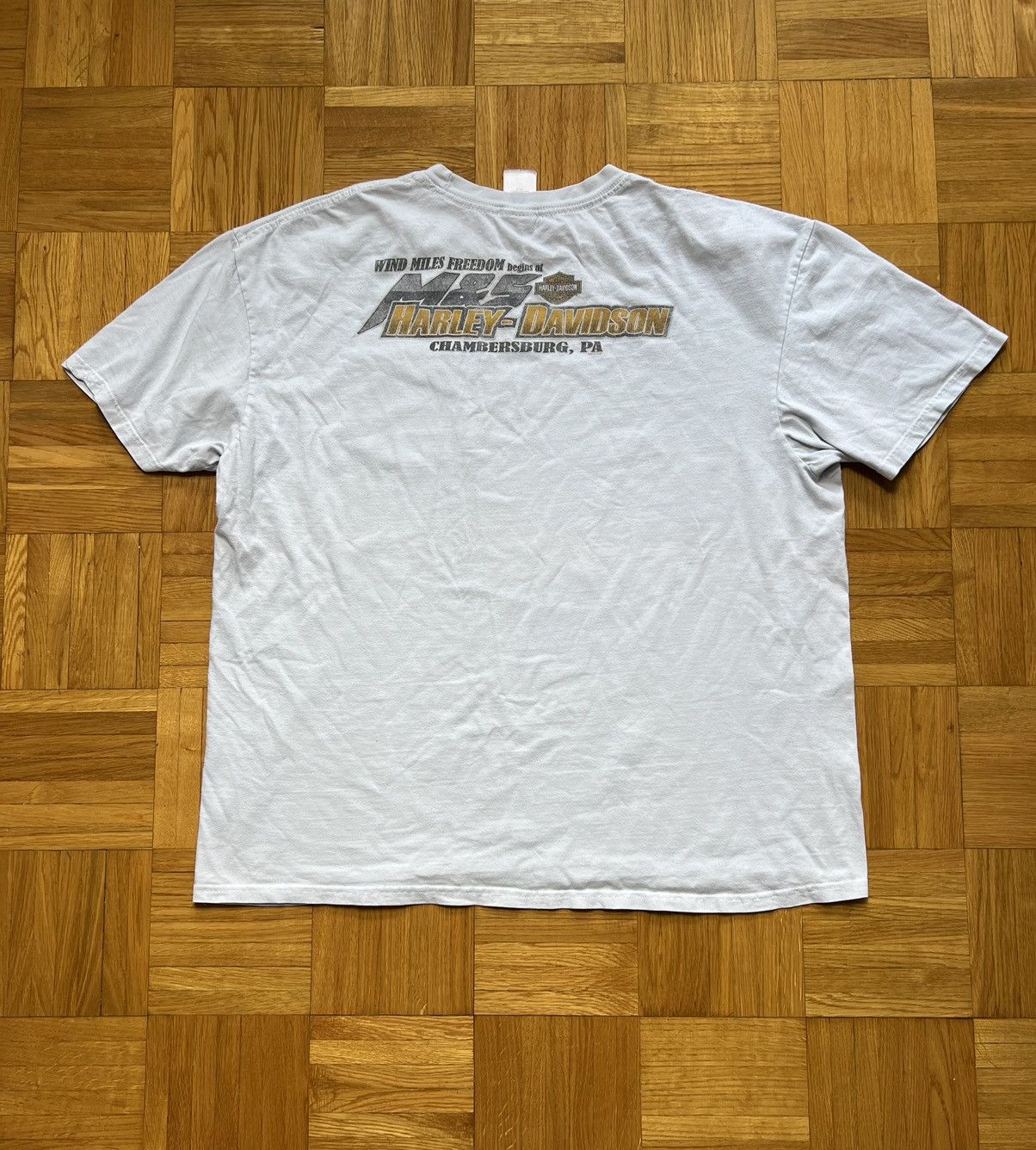 Harley Davidson Tshirt Harley Davidson Chambersburg white Size US XL / EU 56 / 4 - 2 Thumbnail