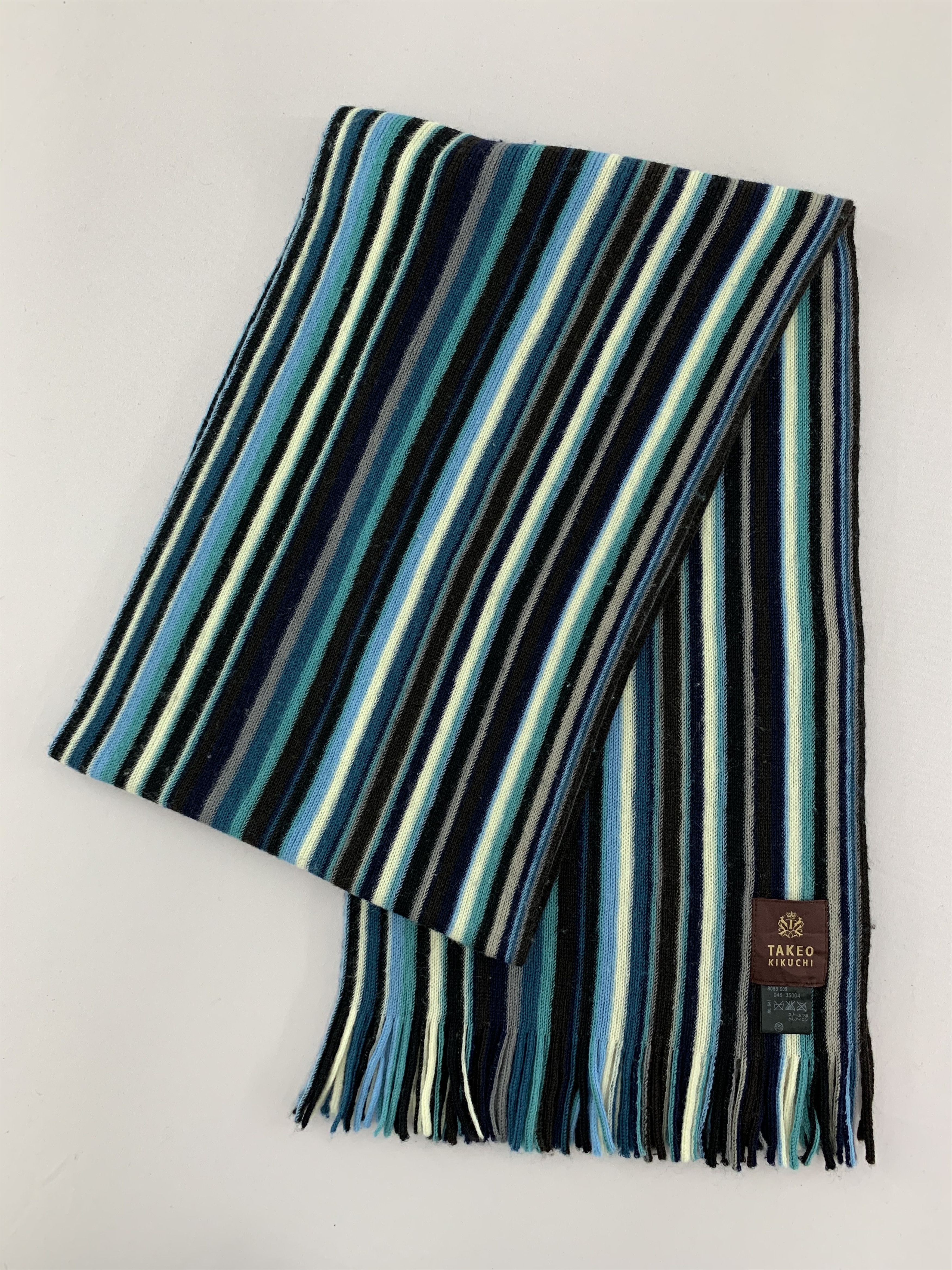 Takeo Kikuchi Takeo Kikuchi Scarf Wool Muffler Neck Wrap BL4019 Size ONE SIZE - 3 Thumbnail