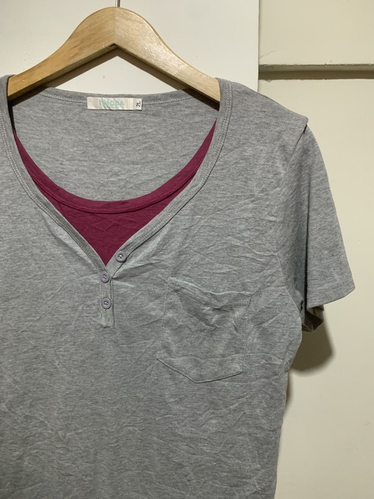 14th Addiction Japanese I Moda Double Layer Tee Shirt Size US XL / EU 56 / 4 - 5 Thumbnail