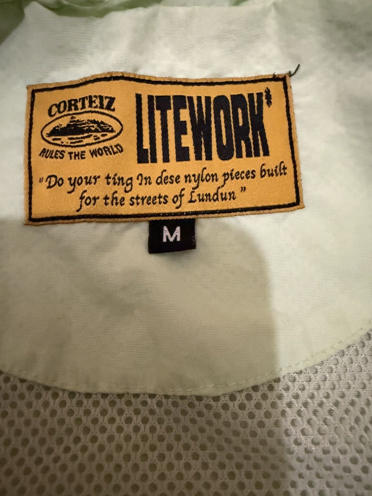 Corteiz Corteiz Litework Nylon Jacket – Light Green Size US M / EU 48-50 / 2 - 4 Thumbnail